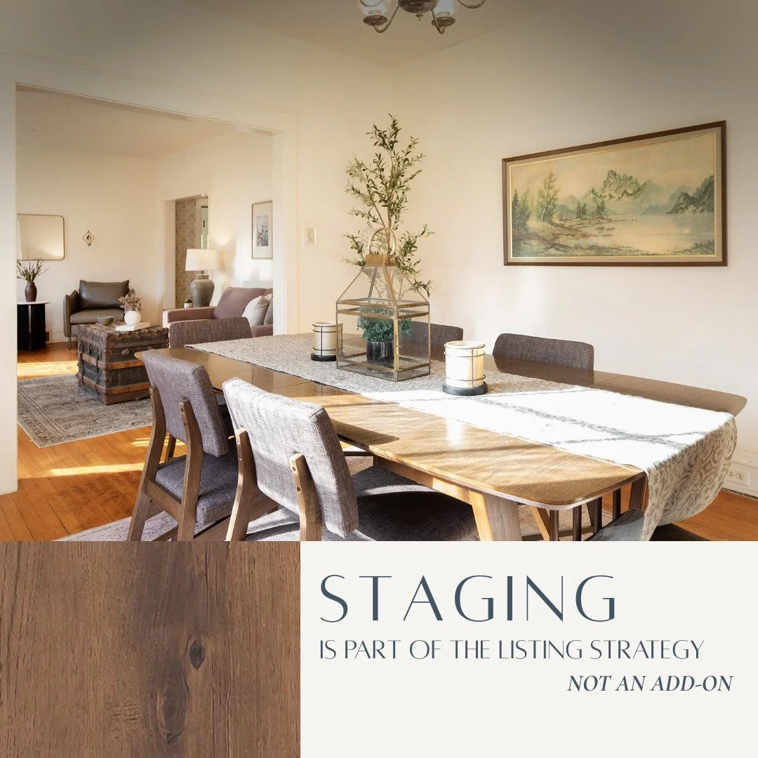 Staging is not separate from a home&rsquo;s marketing. It is one of the tools that makes the marketing work.

Just like professional photography, pricing strategy, and listing presentation, staging helps communicate value. It shows buyers how a space