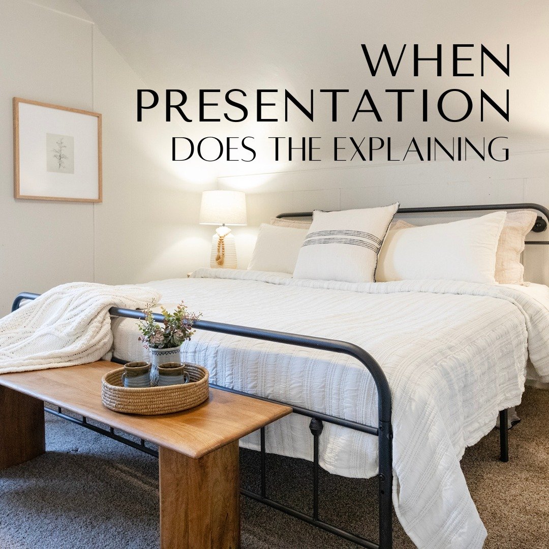 When Presentation Does the Explaining

Not every buyer can imagine how a space might work for them. They should not have to.

Staging explains a home visually. It answers questions before they are asked and removes the burden of imagination from the 
