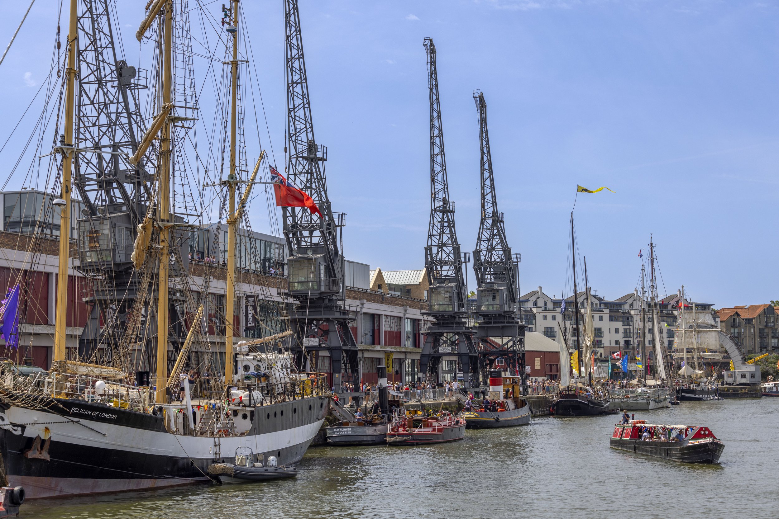 Bristol harbour cranes