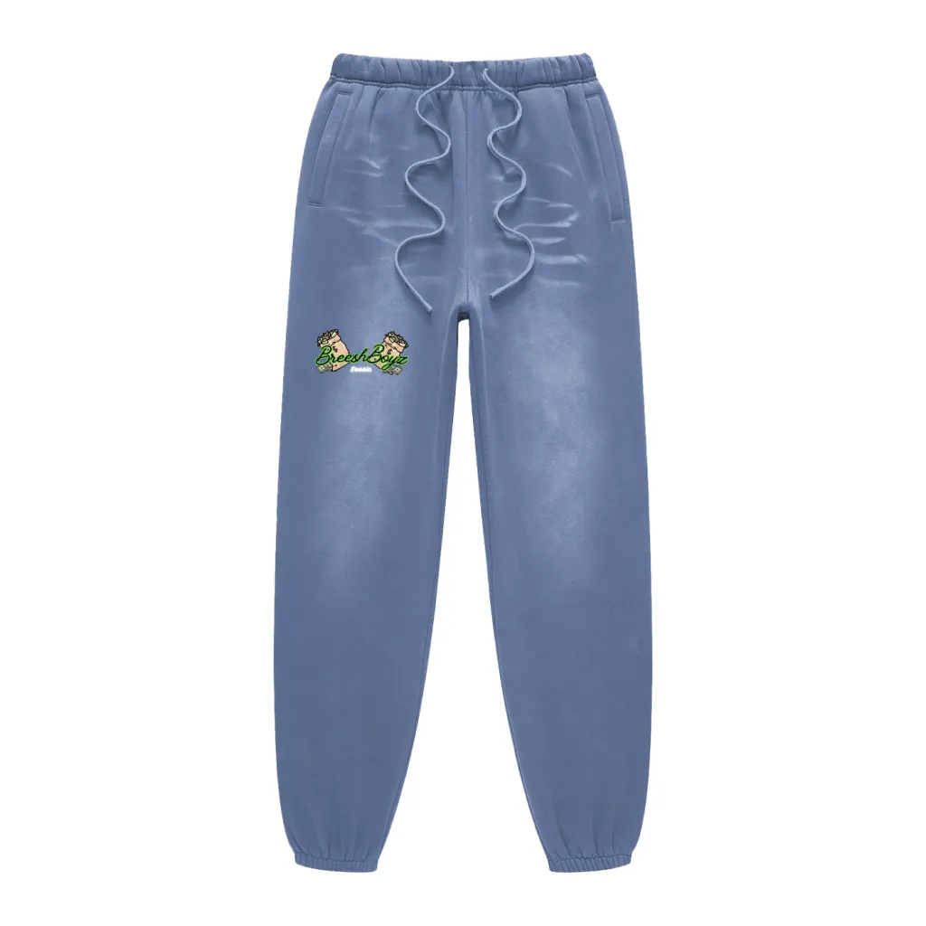 BreeshBoyz Denim Blue SweatPants