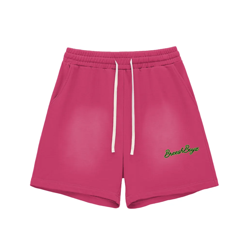 BreeshBoyz Pink Cotton Shorts