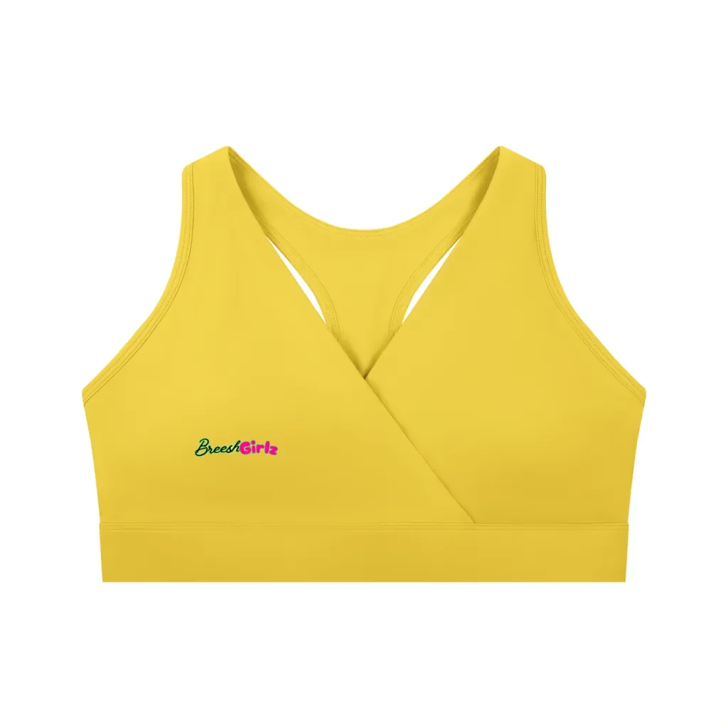BreeshGirlz V-Neck Sports Bra