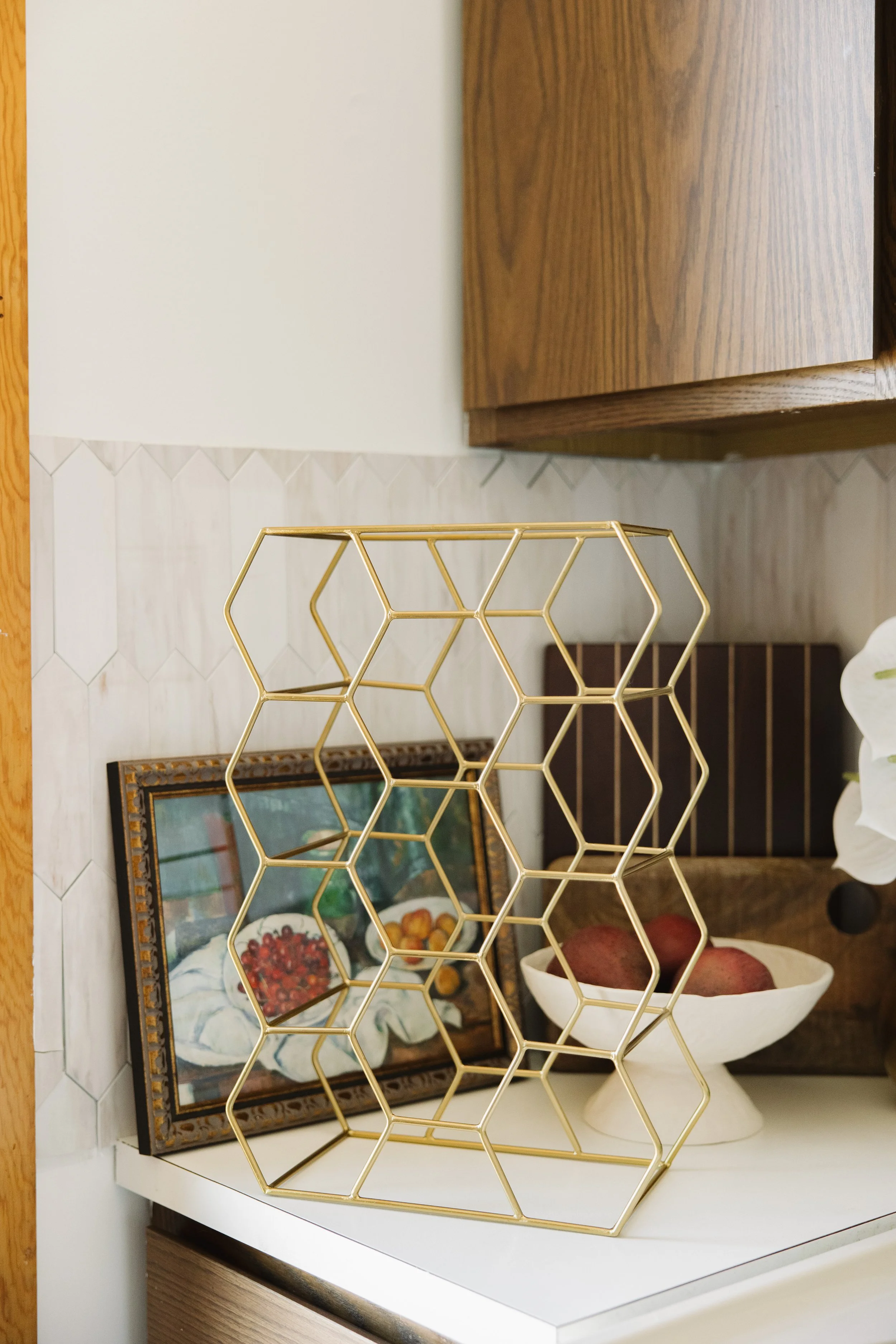 Gold Wine Rack