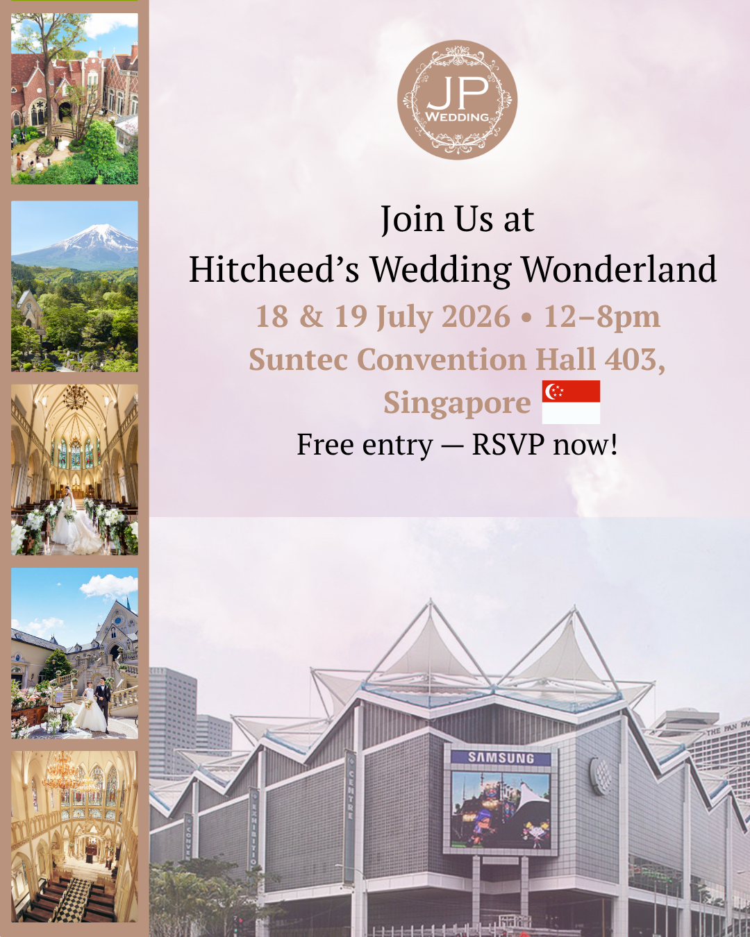 JP Wedding Is Heading to Our First Ever Singapore Wedding Expo