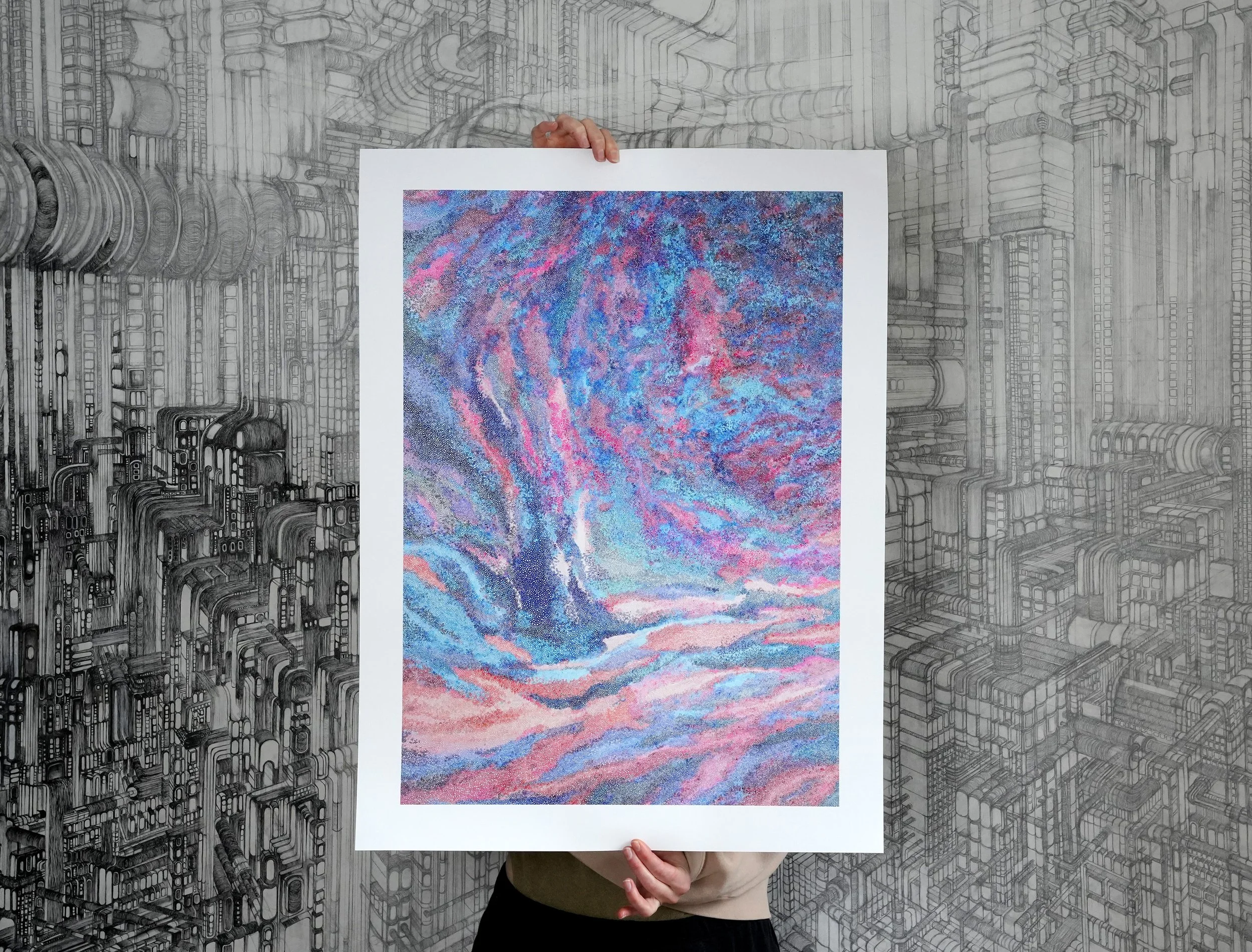 Maxi Bibulle - Détail 1 – 60 × 80 cm