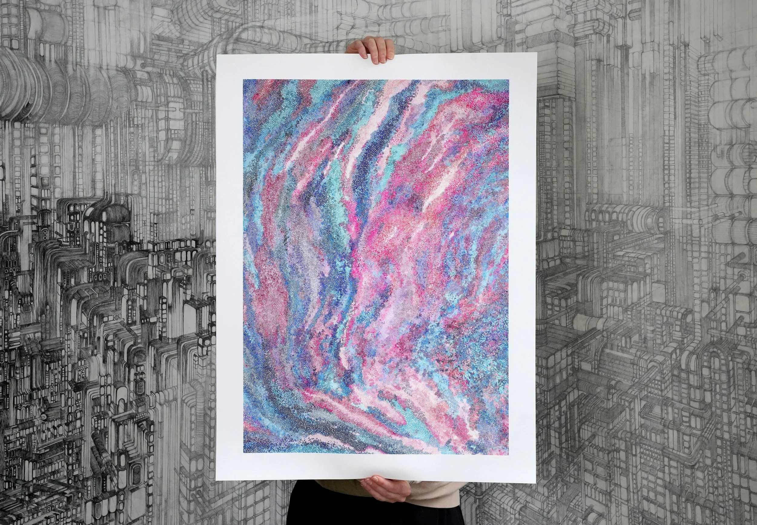 Maxi Bibulle - Détail 2 – 60 × 80 cm