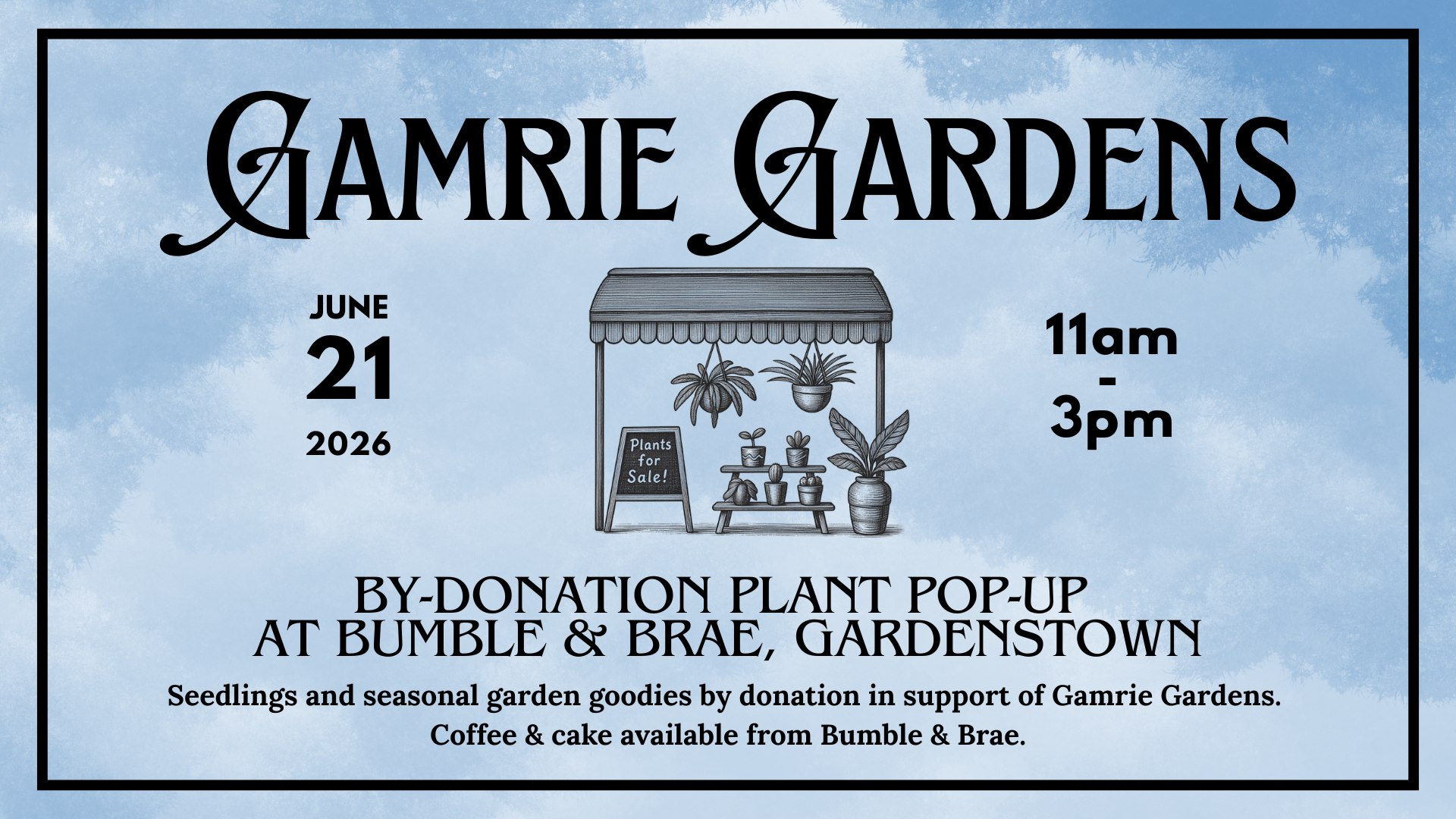 Gamrie Gardens Pop-Up Plant Sale at Bumble & Brae