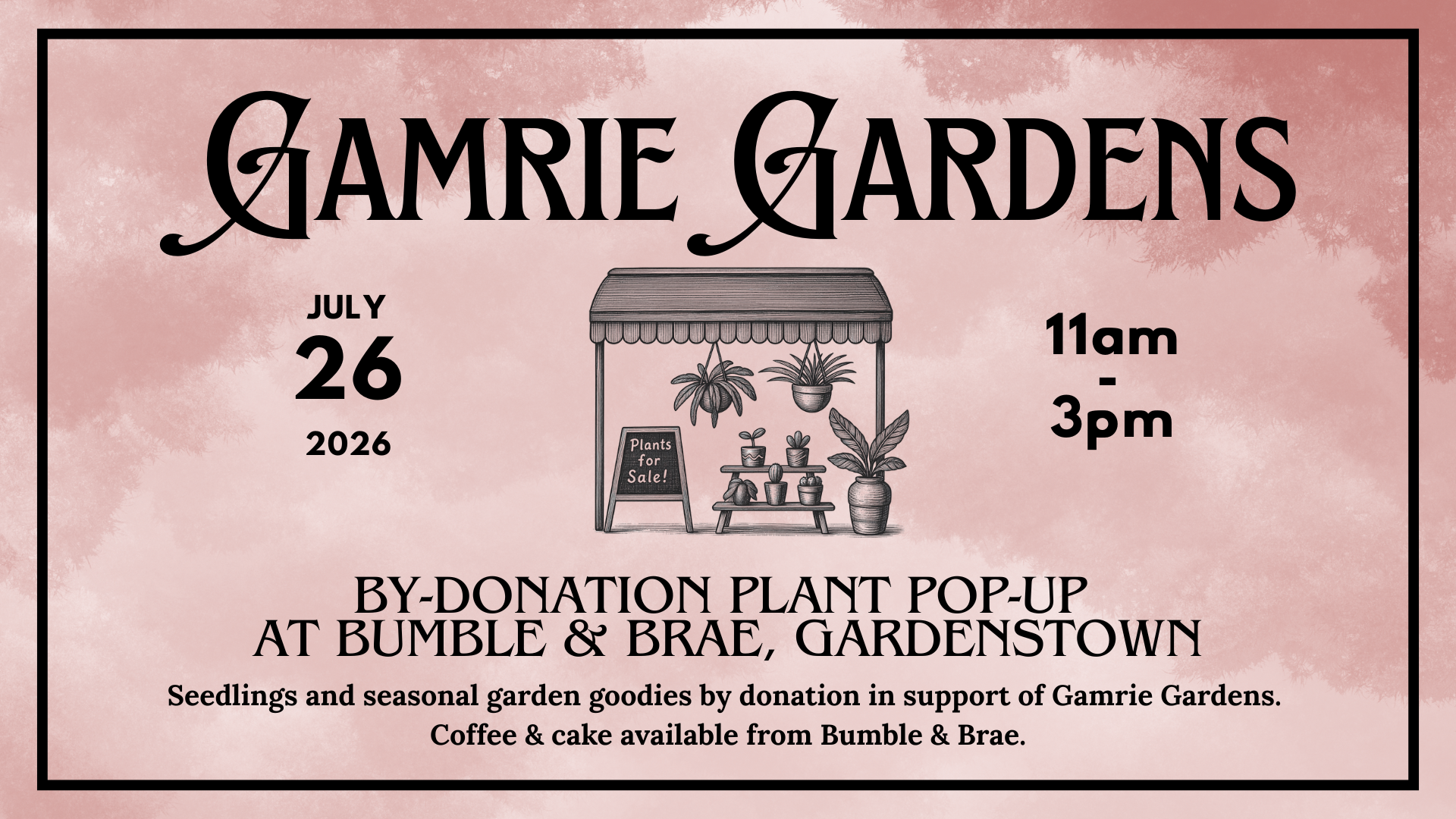 Gamrie Gardens Pop-Up Plant Sale at Bumble & Brae