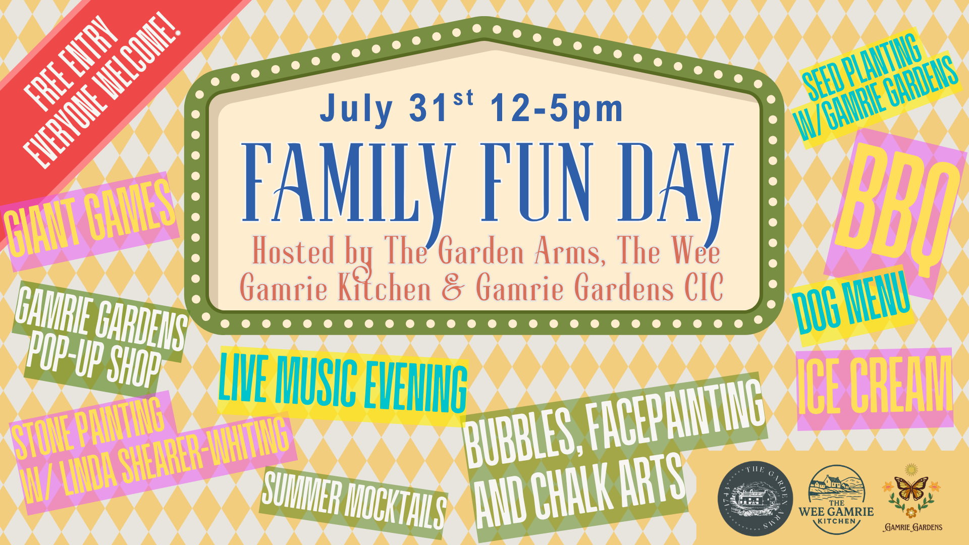 Family Fun Day at the Garden Arms Pub in Gardenstown