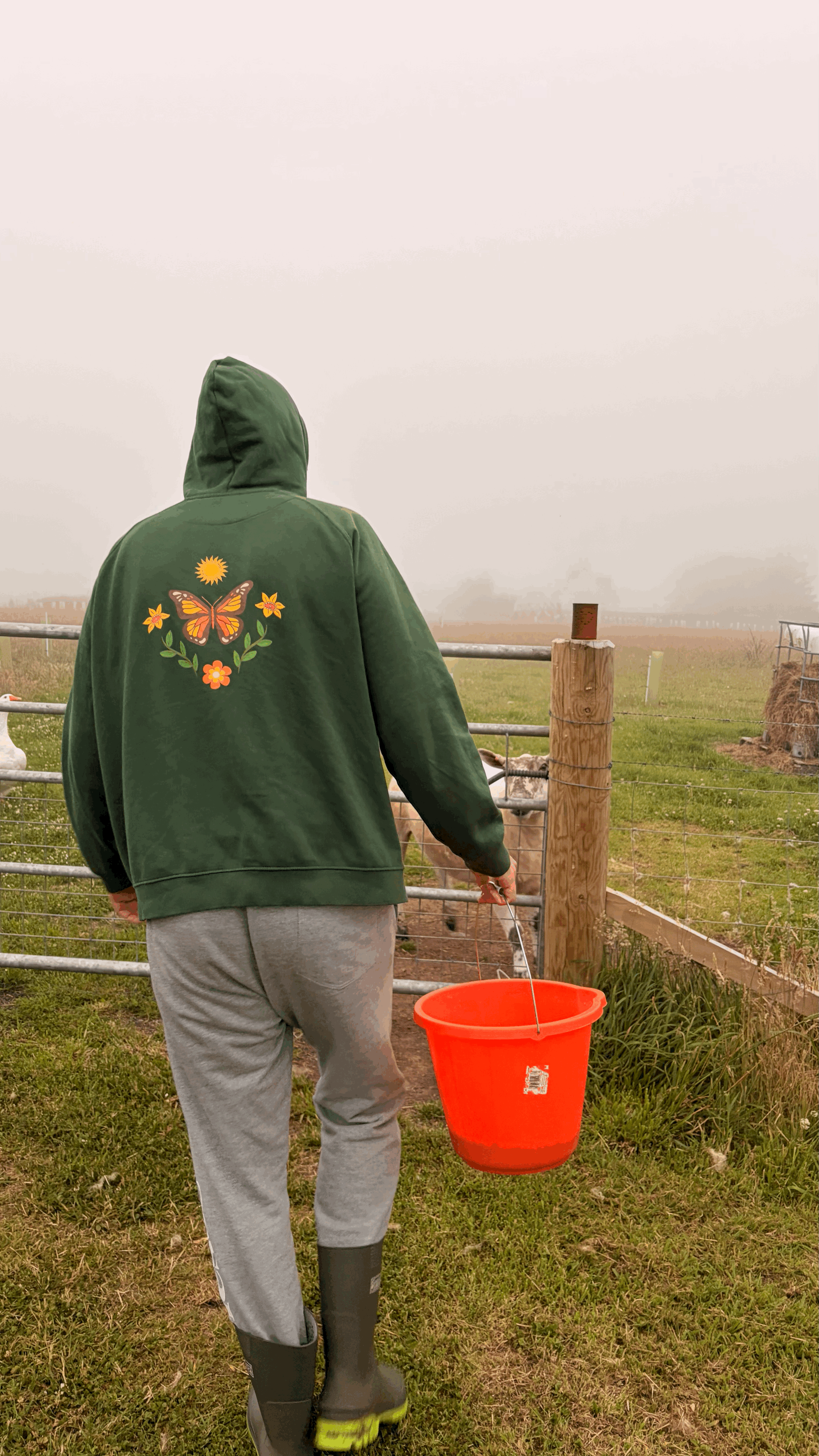 Organic Cotton Gamrie Gardens Hoodie