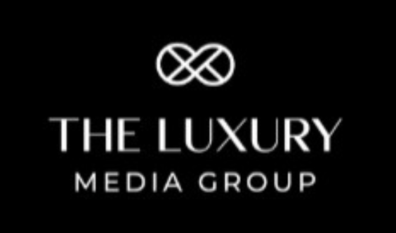 Logo of The Luxury Media Group with an infinity symbol above the text.
