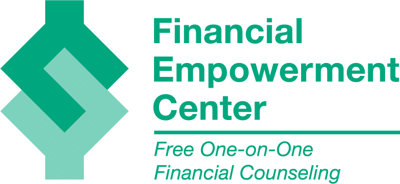 Logo for Financial Empowerment Center offering free one-on-one financial counseling.