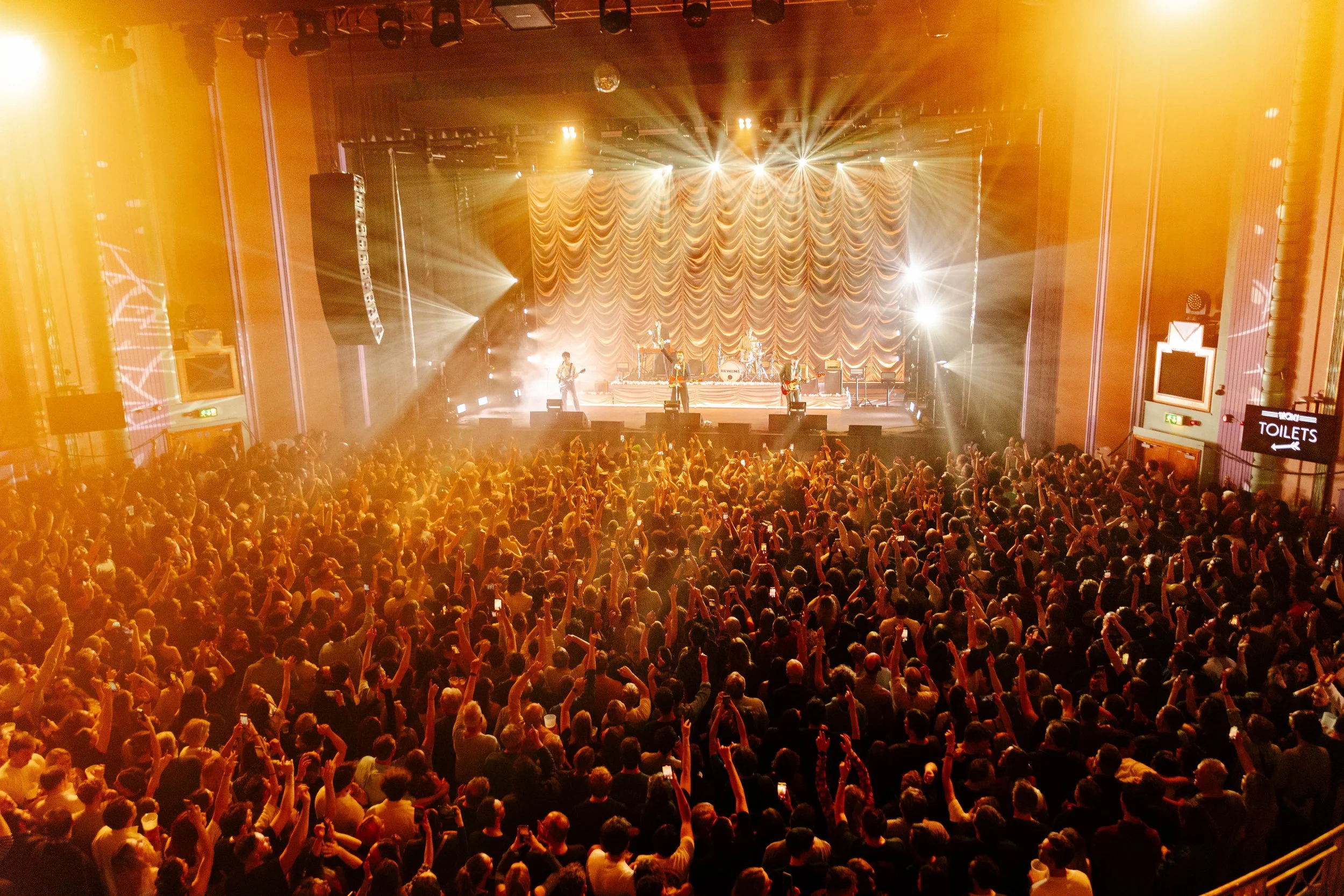 The band The Vaccines playing a concert at Troxy, London, UK