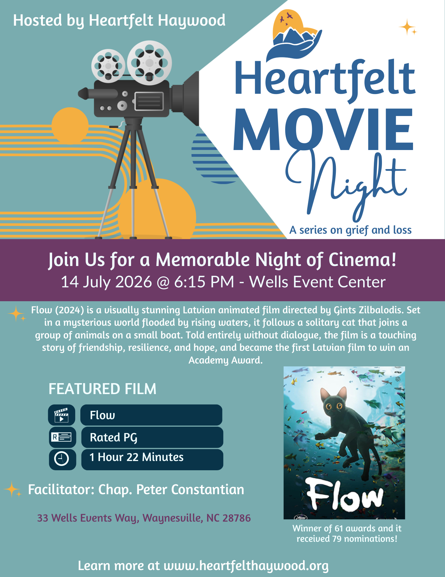 Heartfelt Movie Night: Flow