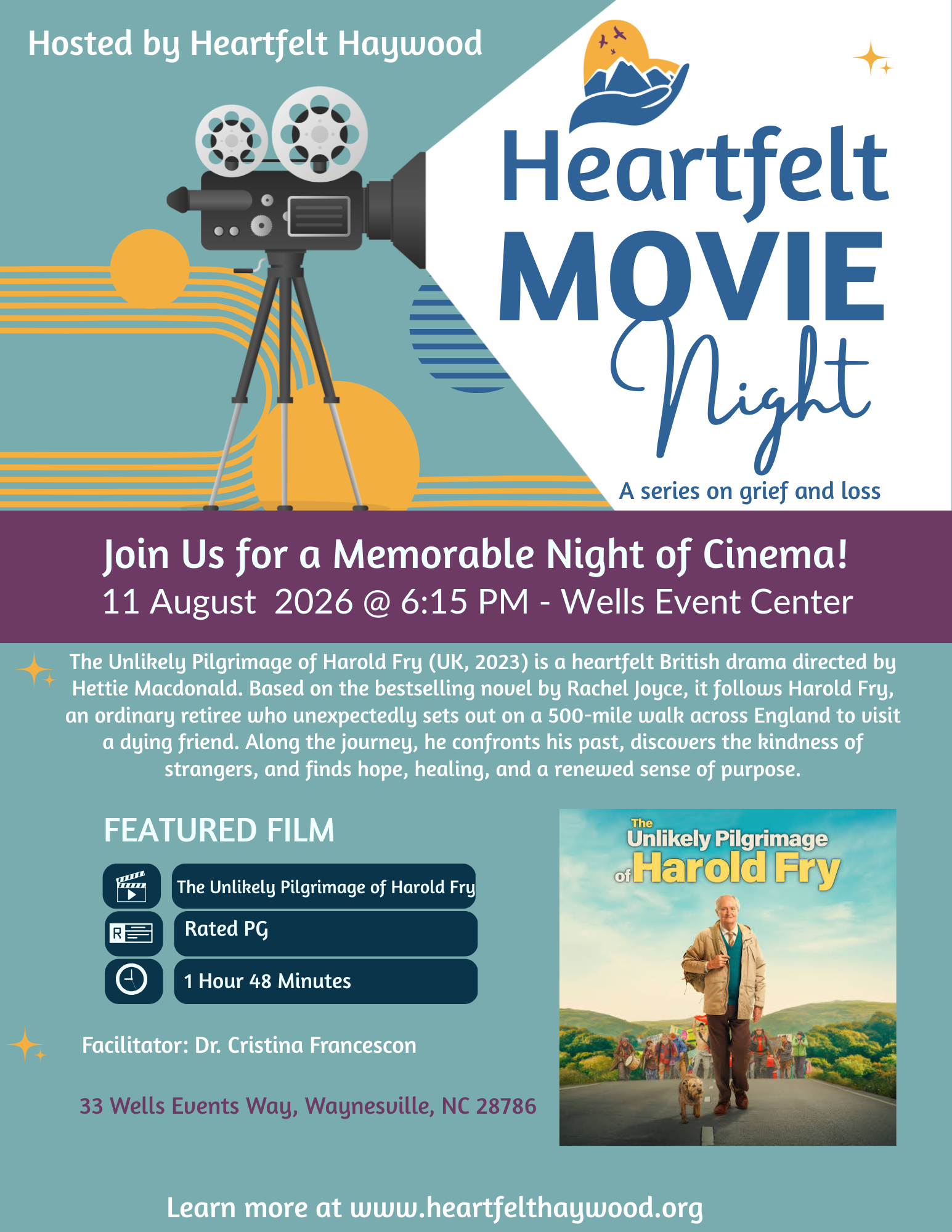 Heartfelt Movie Night: Thy Unlikely Pilgrimage of Harold Fry
