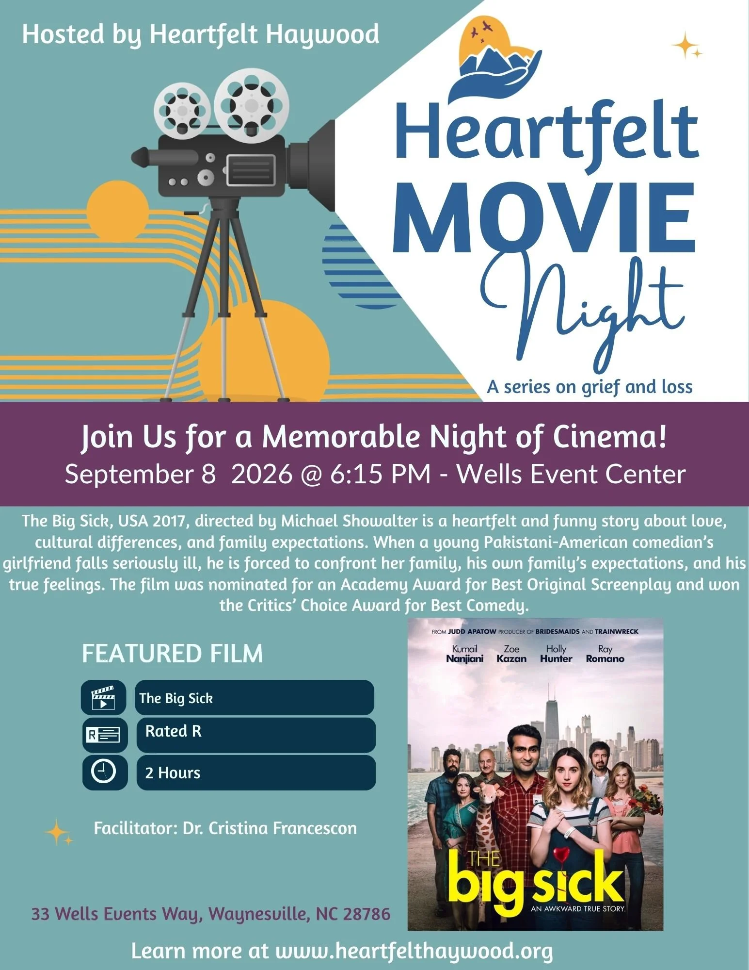 Heartfelt Movie Night: The Big Sick 