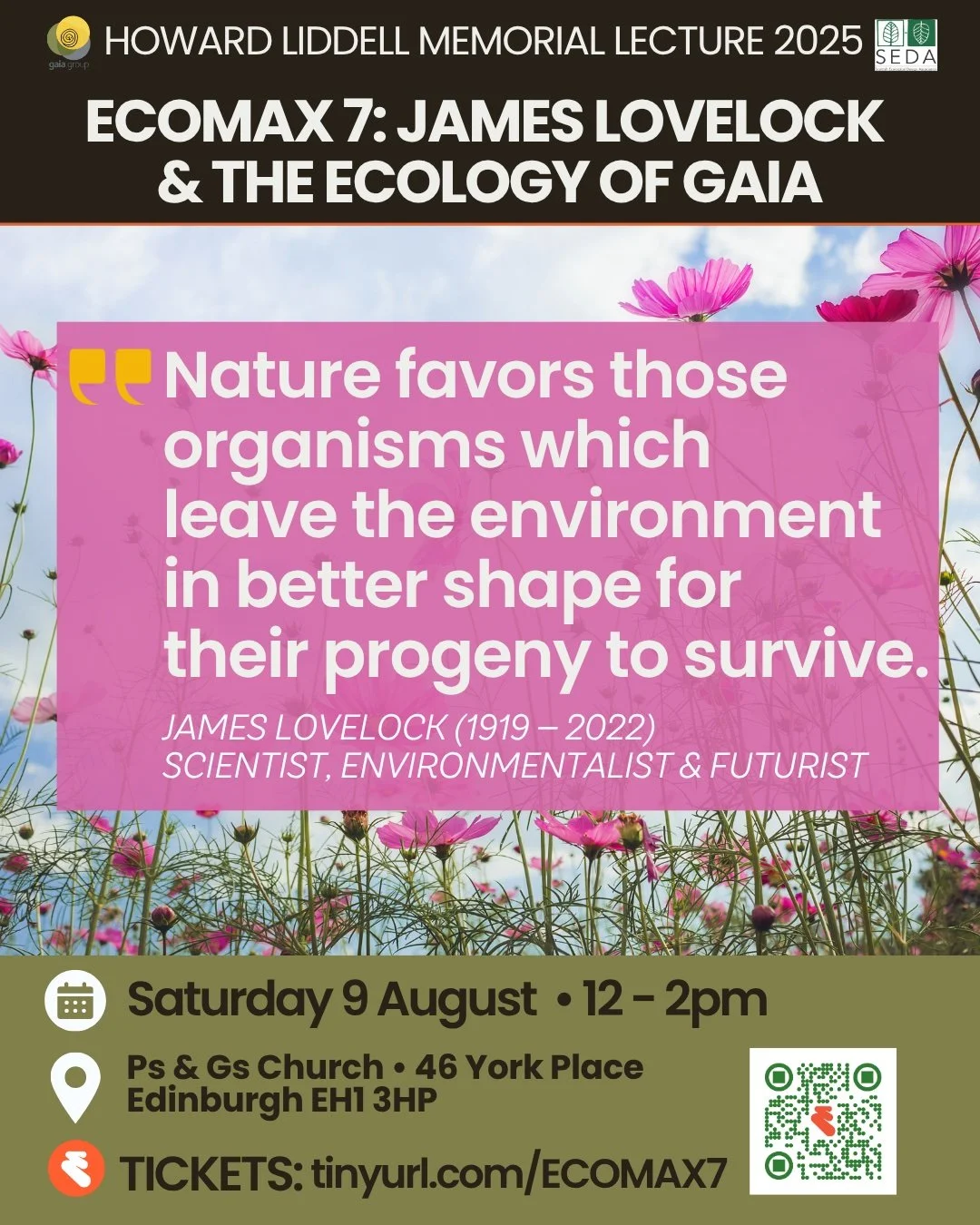 EcoMax 7: James Lovelock & the Ecology of Gaia
