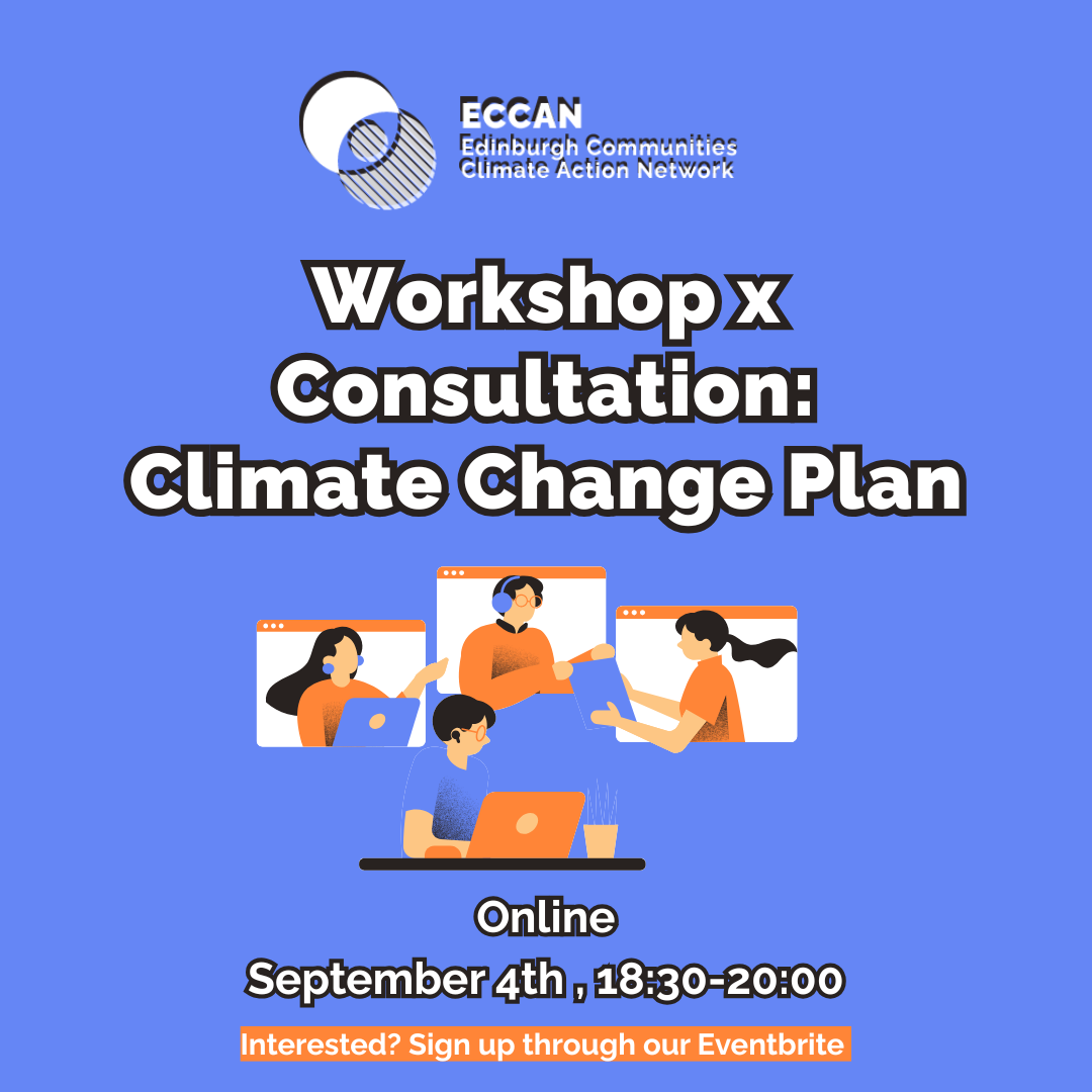 Workshop x Consultation: Climate Change Plan