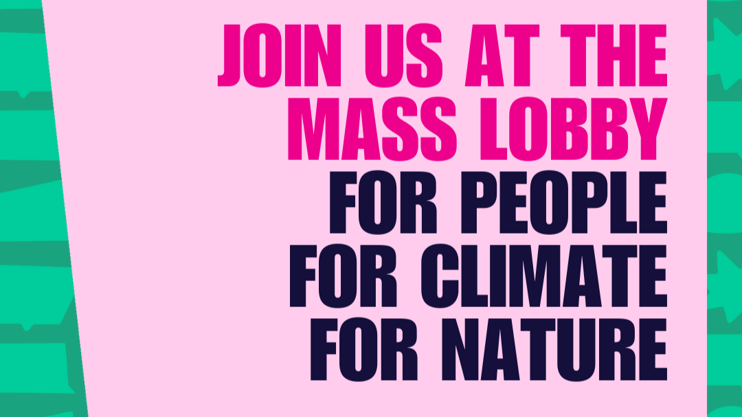 SCCS Mass Lobby for People; for Climate; for Nature