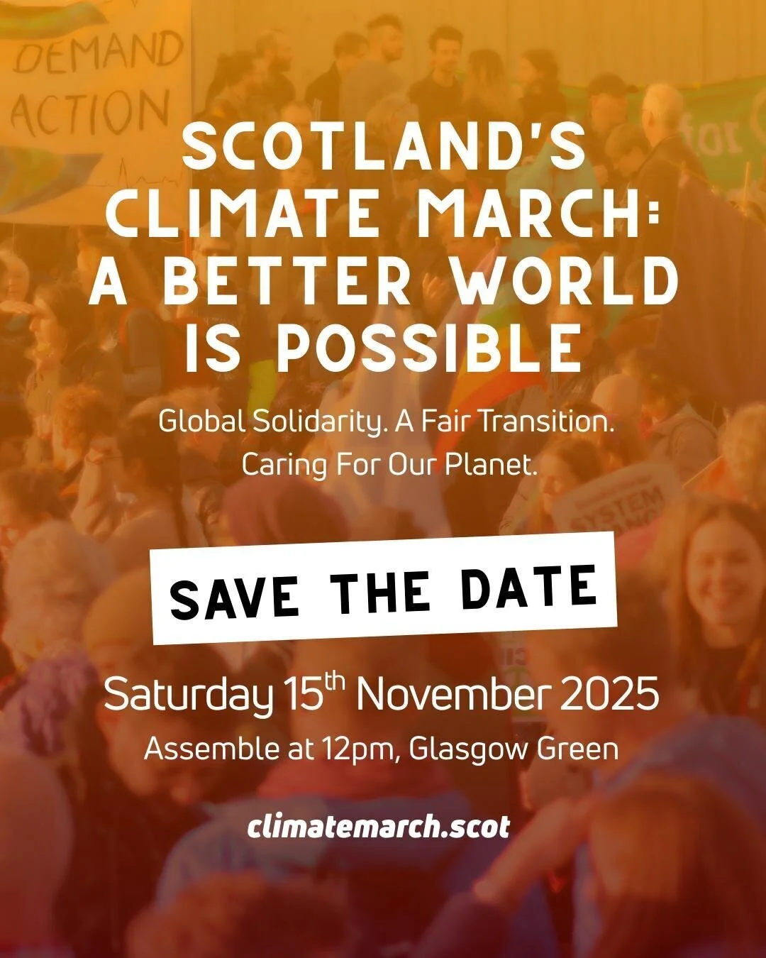 Scotland's Climate March: A better way is possible