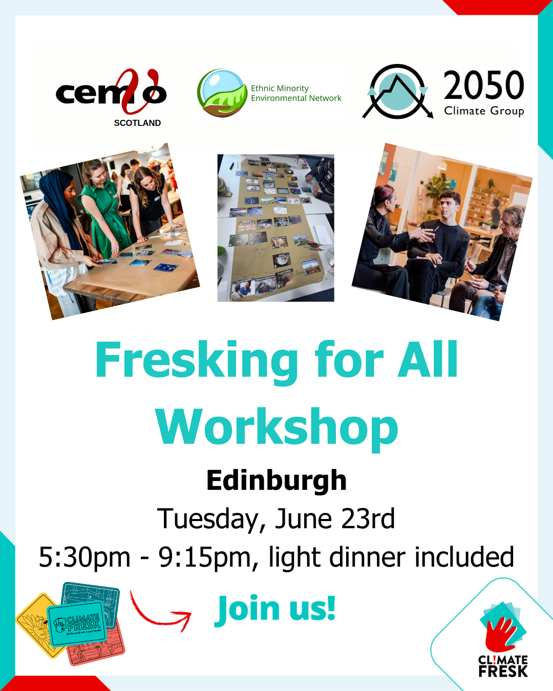 Fresking for All, Edinburgh: A Climate Fresk Workshop 
