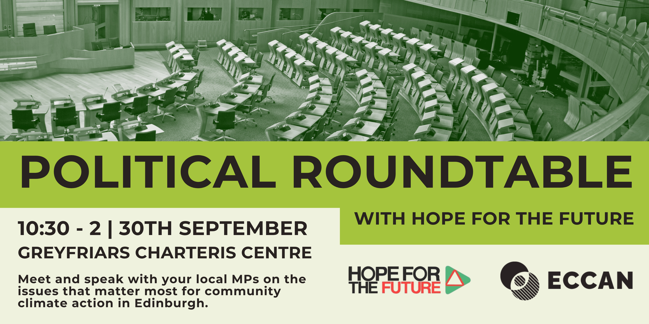 Speak to Your Politicians: A Political Roundtable with ECCAN &amp; Hope for the Future