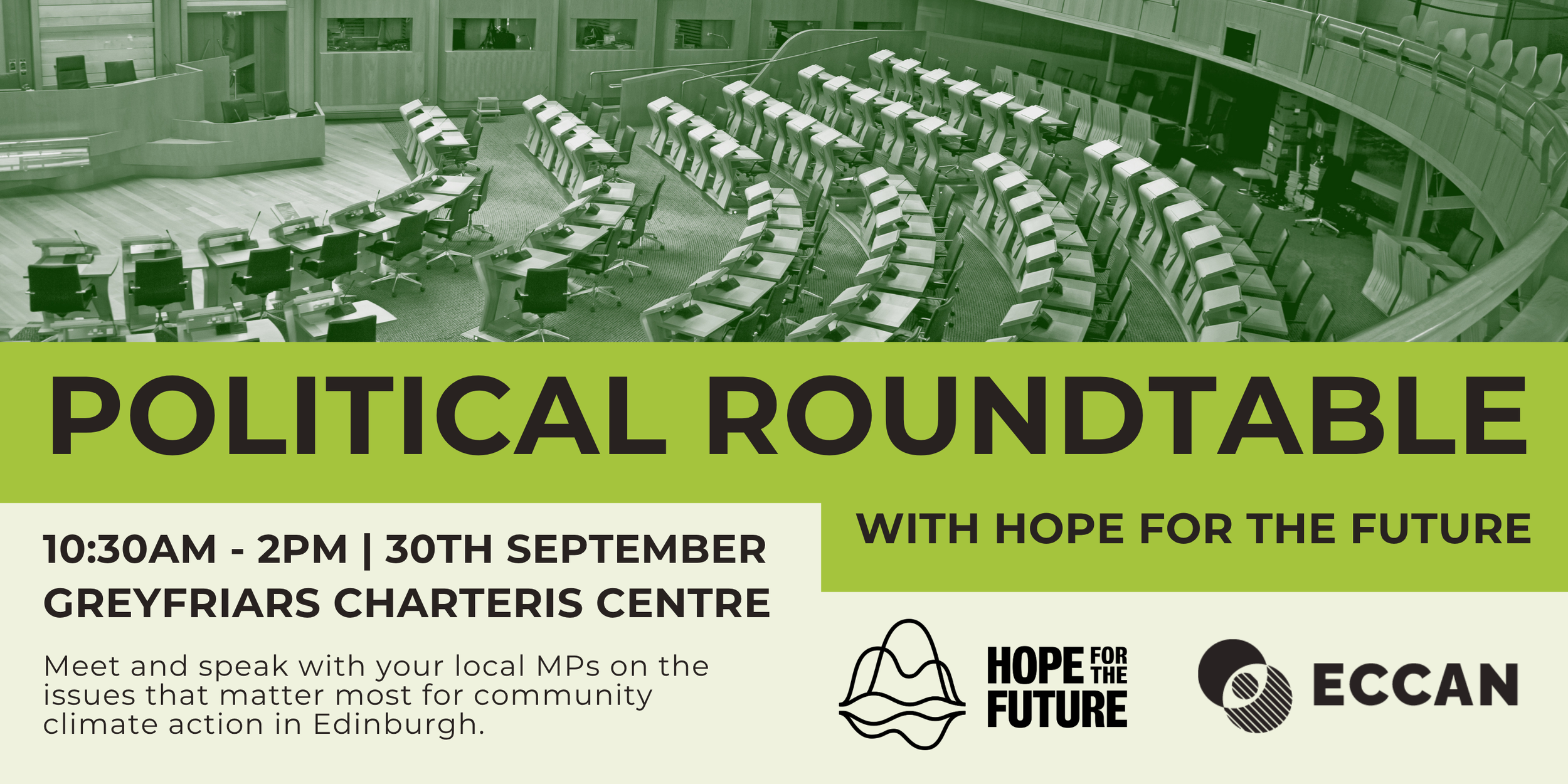 Speak to Your Politicians: A Political Roundtable with ECCAN &amp; Hope for the Future