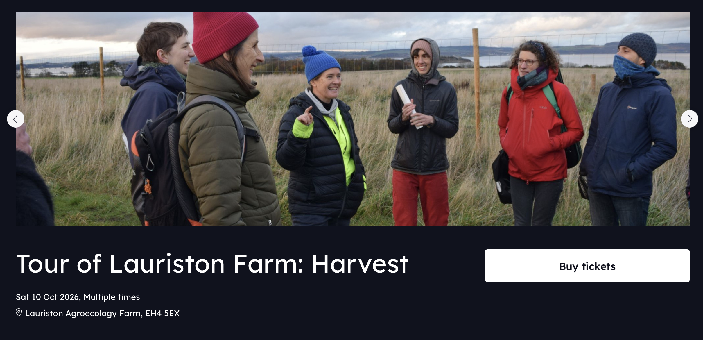 Tour of Lauriston Farm: Harvest