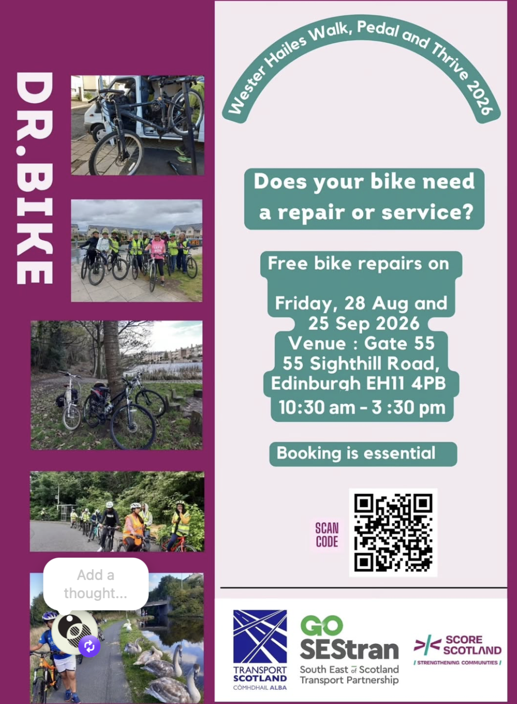 Dr Bike: Free Bike Repairs