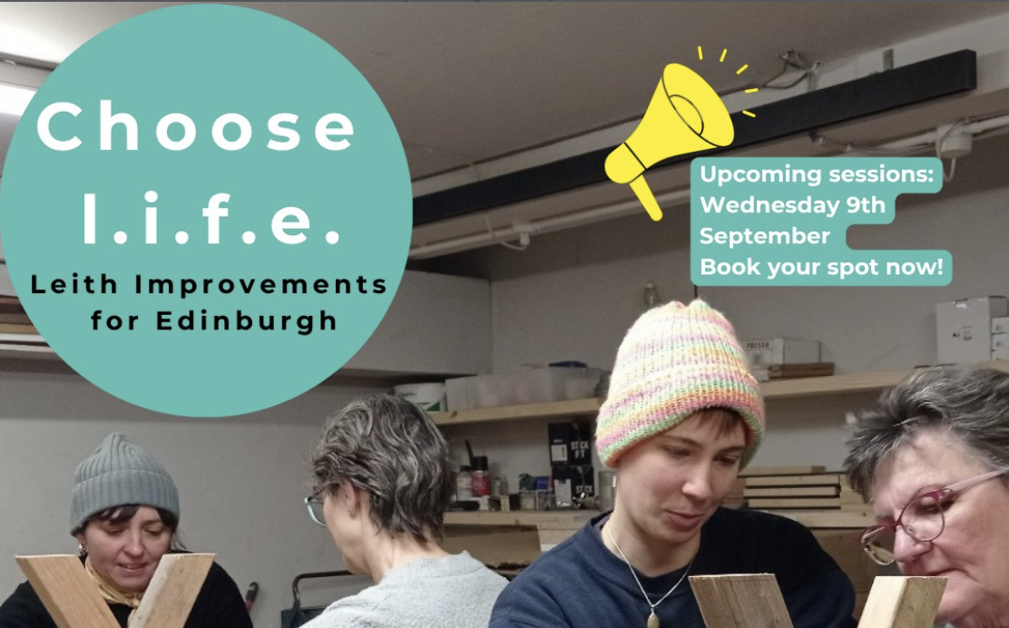 Make a Planter Bench: Choose L.I.F.E (Leith Improvements For Edinburgh)