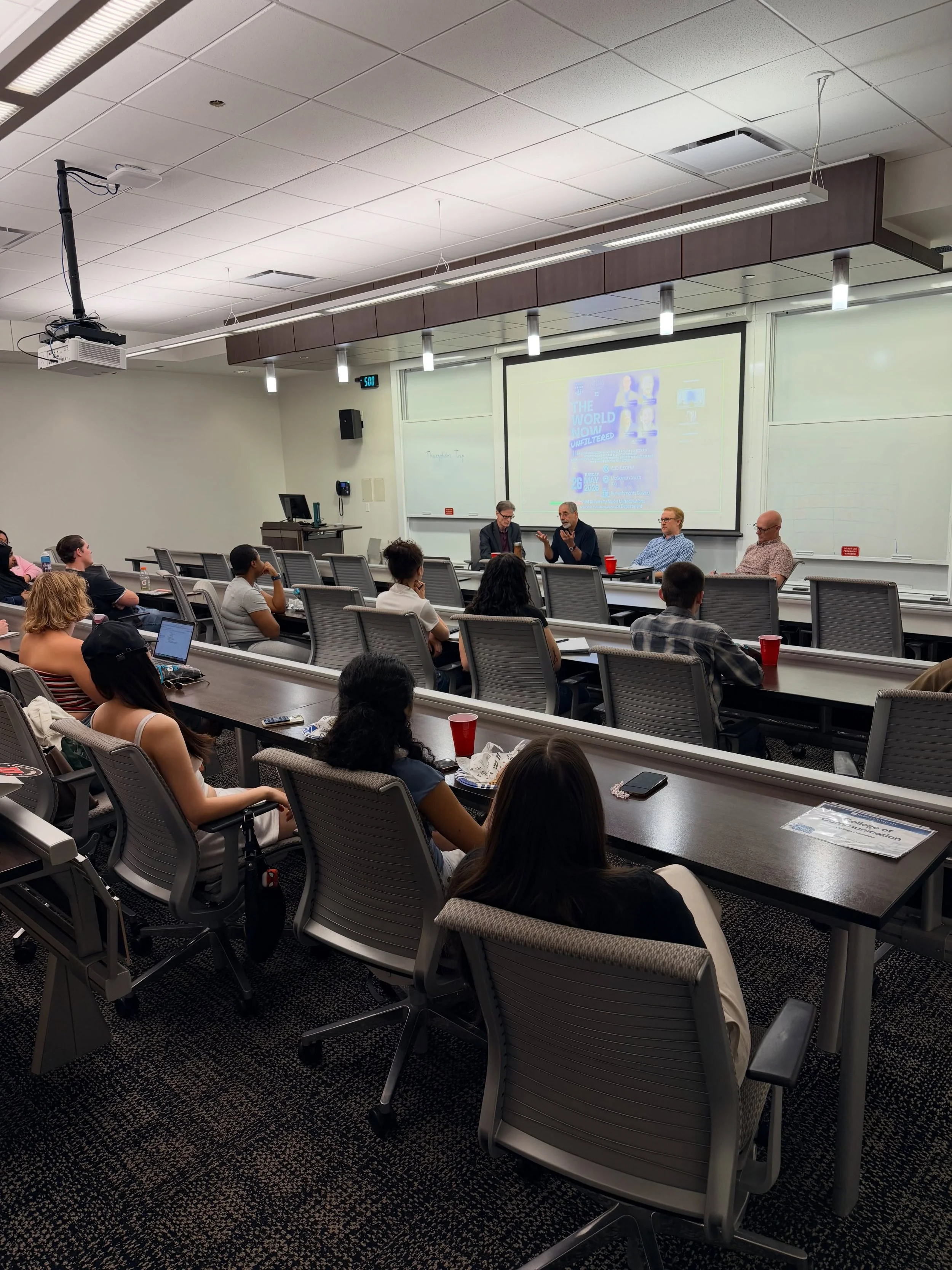 This quarter, DePaul Model United Nations was proud to host two faculty-led discussions that brought our community together to engage with some of the most pressing issues shaping our world.

🌎 Diplomacy in Crisis: The End of the Liberal Internation