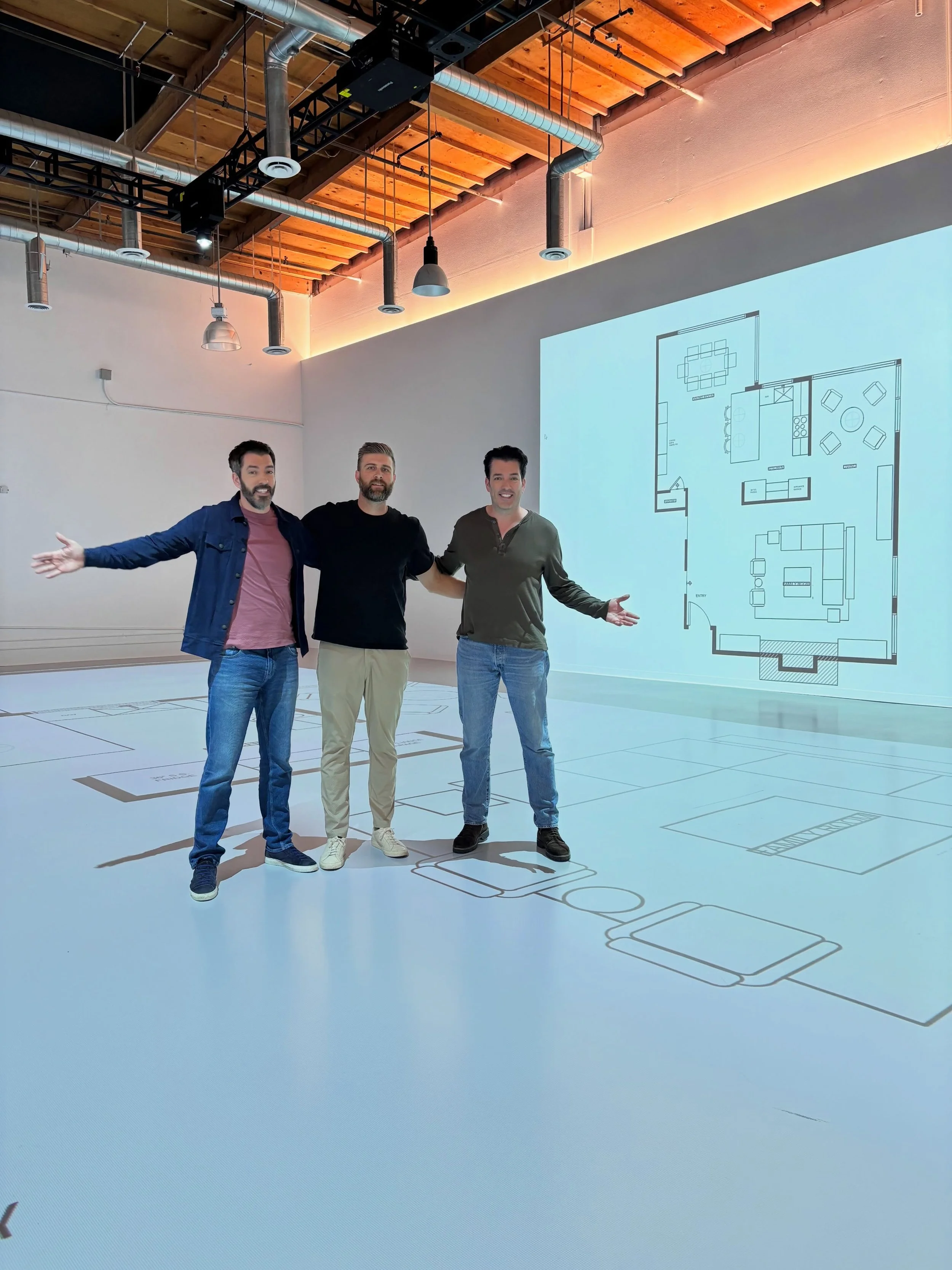 Behind the scenes from WYP on Property Brothers: Under Pressure on HGTV 👀📺 Episode 10: Signed, Sealed, Stressed. 

Seeing Walk Your Plans come to life on the big screen was a full circle moment for our team. 

From blueprint to real life, this epis