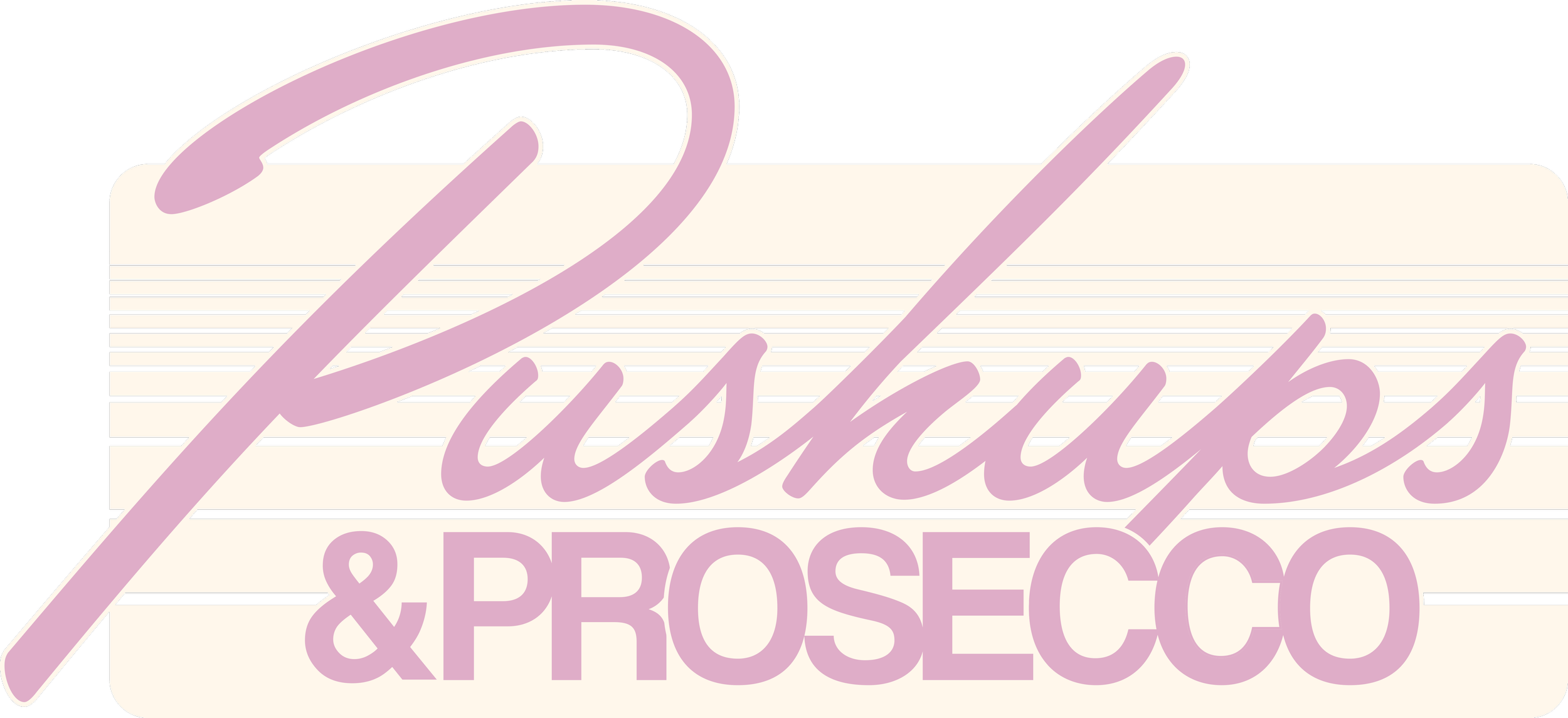 Pushups & Prosecco Logo