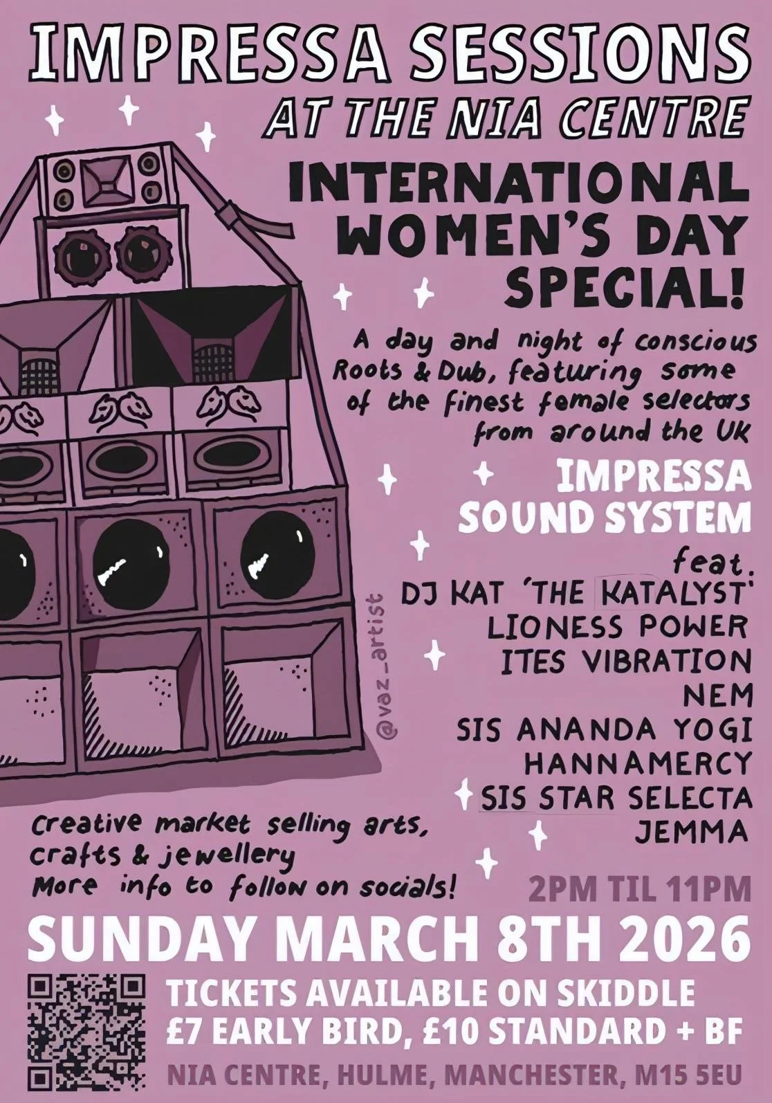 Impressa Soundsystem IWD - Manchester