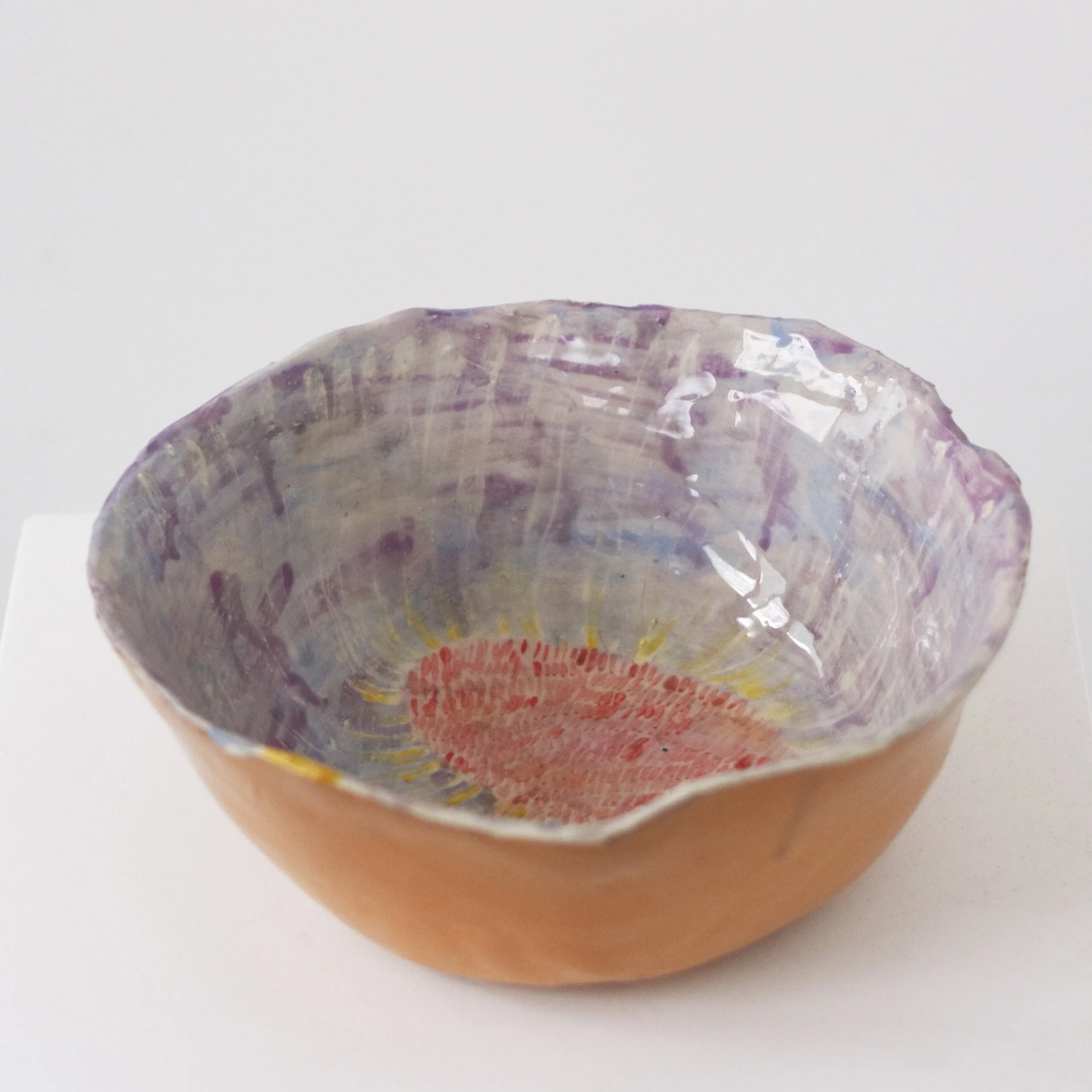 Grand plat tournesol