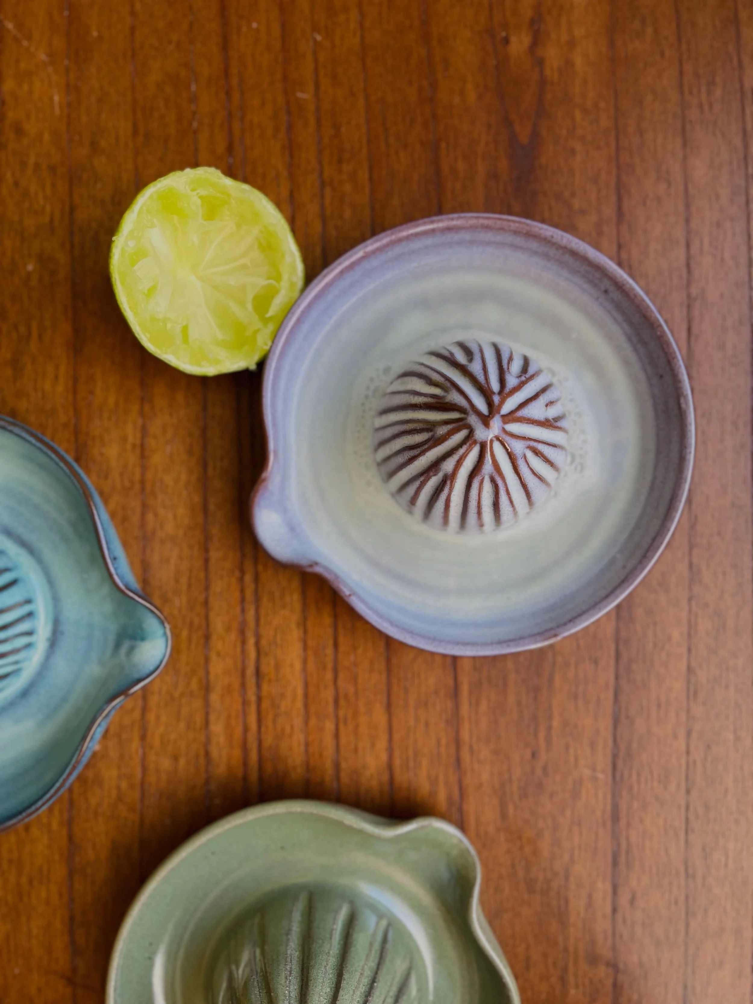 Citrus juicers are one of my favorite pieces to make (and use!) These babies get every last drop from your fruit 🍋 

I&rsquo;ll have a handful of citrus juicers with me at my upcoming markets: @bccflea this Sunday and @parksillysunday on the 28th