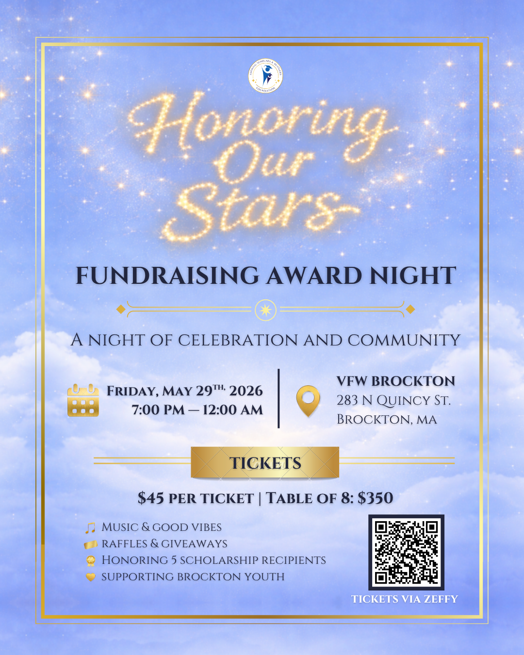 Fundraising Award Night Dinner