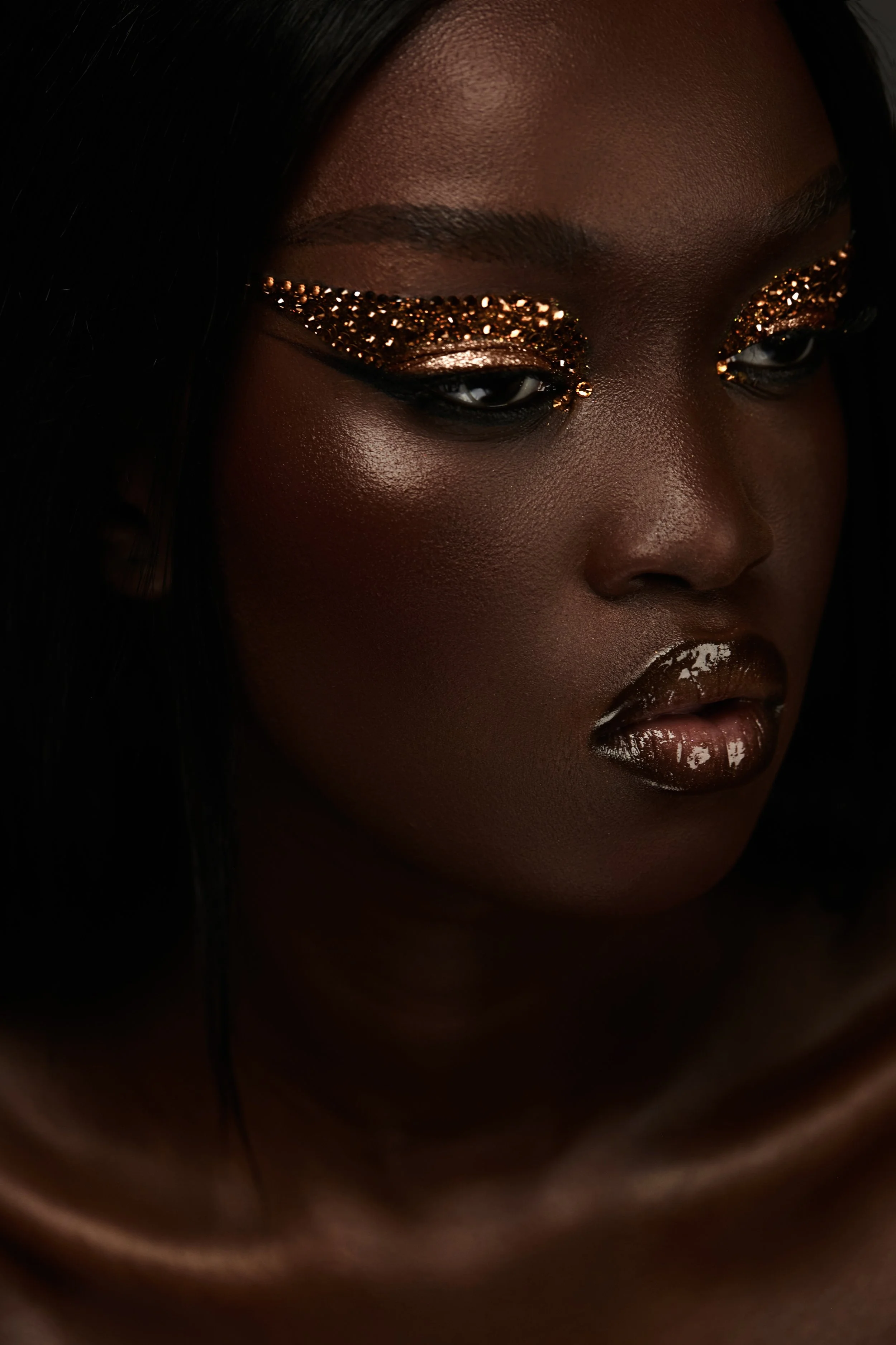 gold swarovski wing beauty