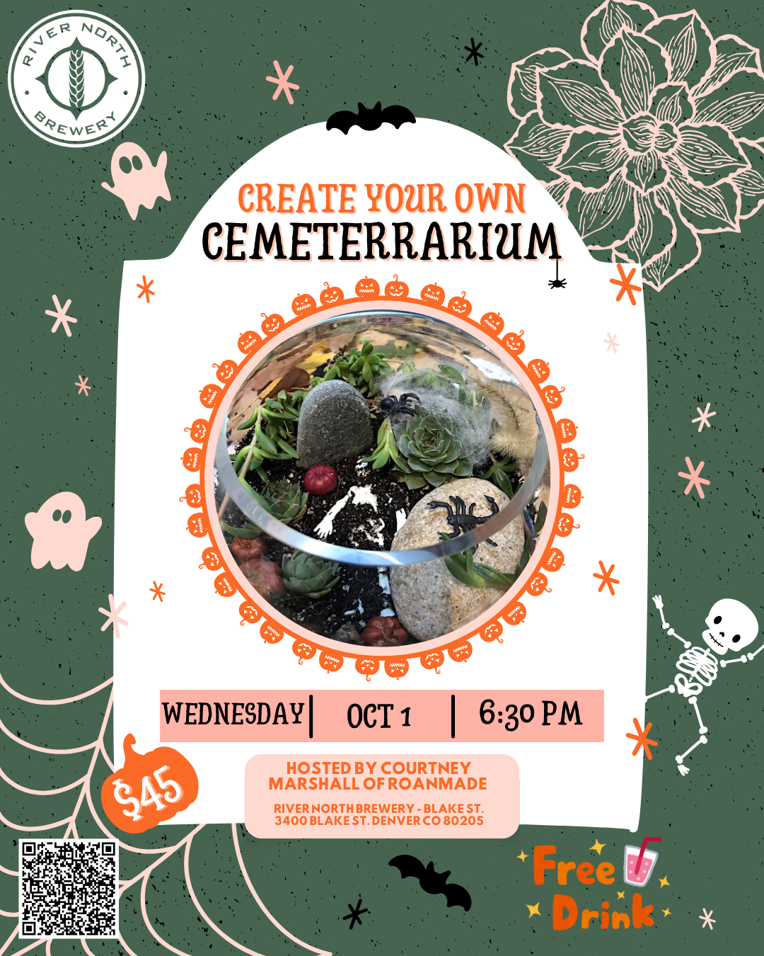 Create Your Own Cemeterrarium (River North Brewery)