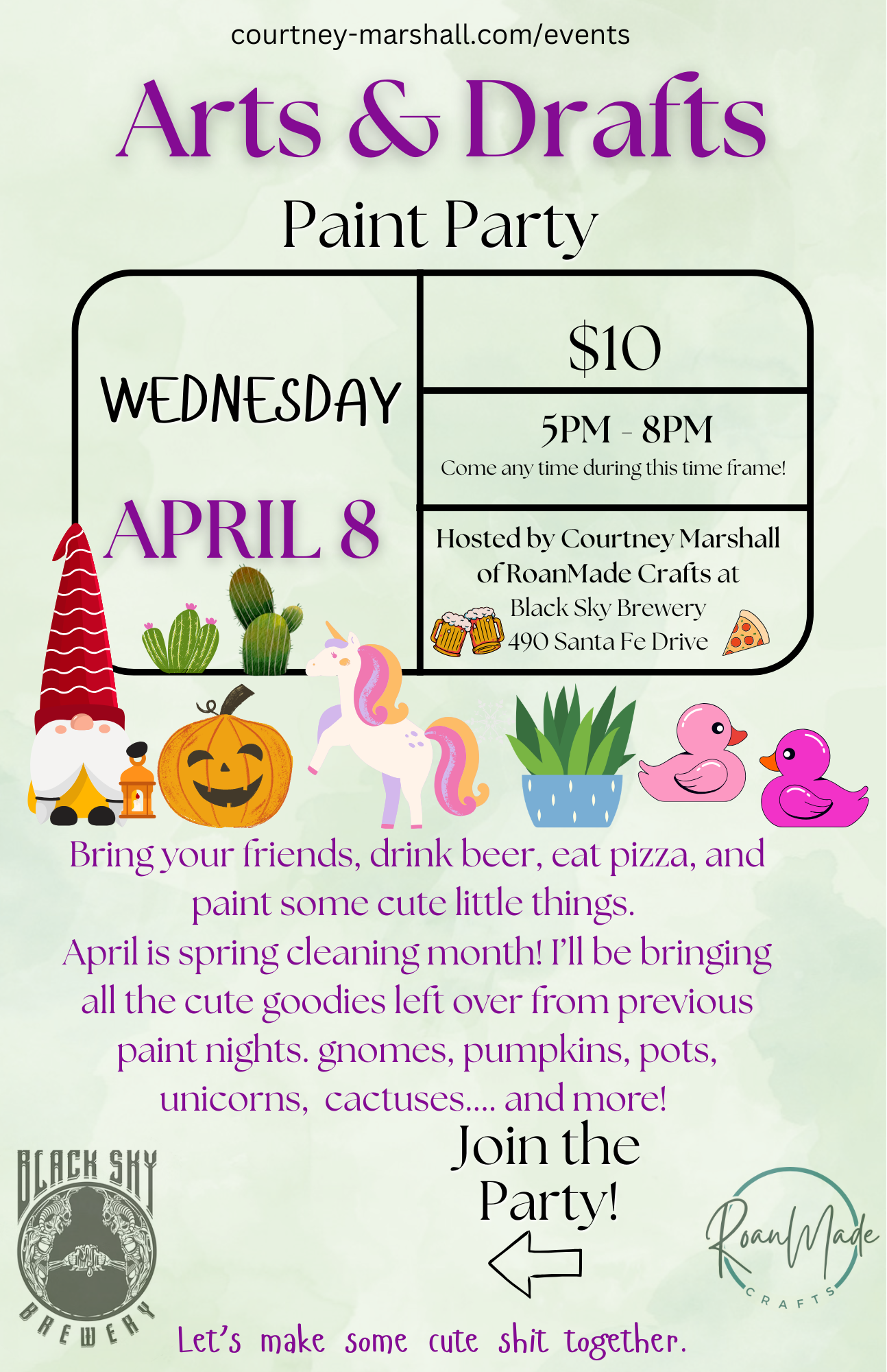 Arts&amp;Drafts - Paint Party @ Black Sky Brewery