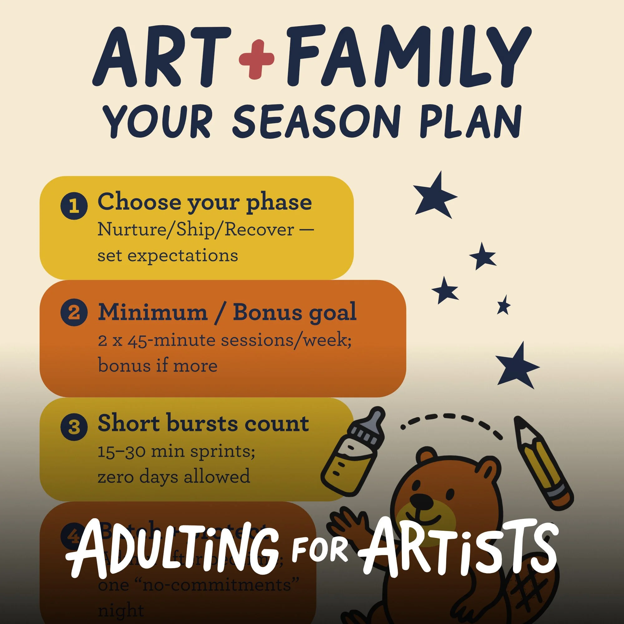 Challenge: Launch a creative toolkit through a cohesive product-driven campaign | Role: Led campaign concept, brand direction, and rollout | Impact: Unified messaging across books, merchandise, and audience engagement materials