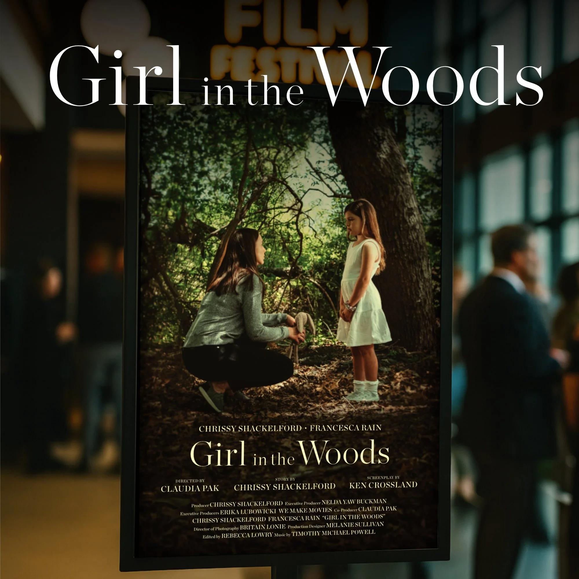 Challenge: Develop a distinctive film poster identity supporting branding inside and outside the film | Role: Led visual concept and identity design | Impact: Unified promotional materials and on-screen brand elements