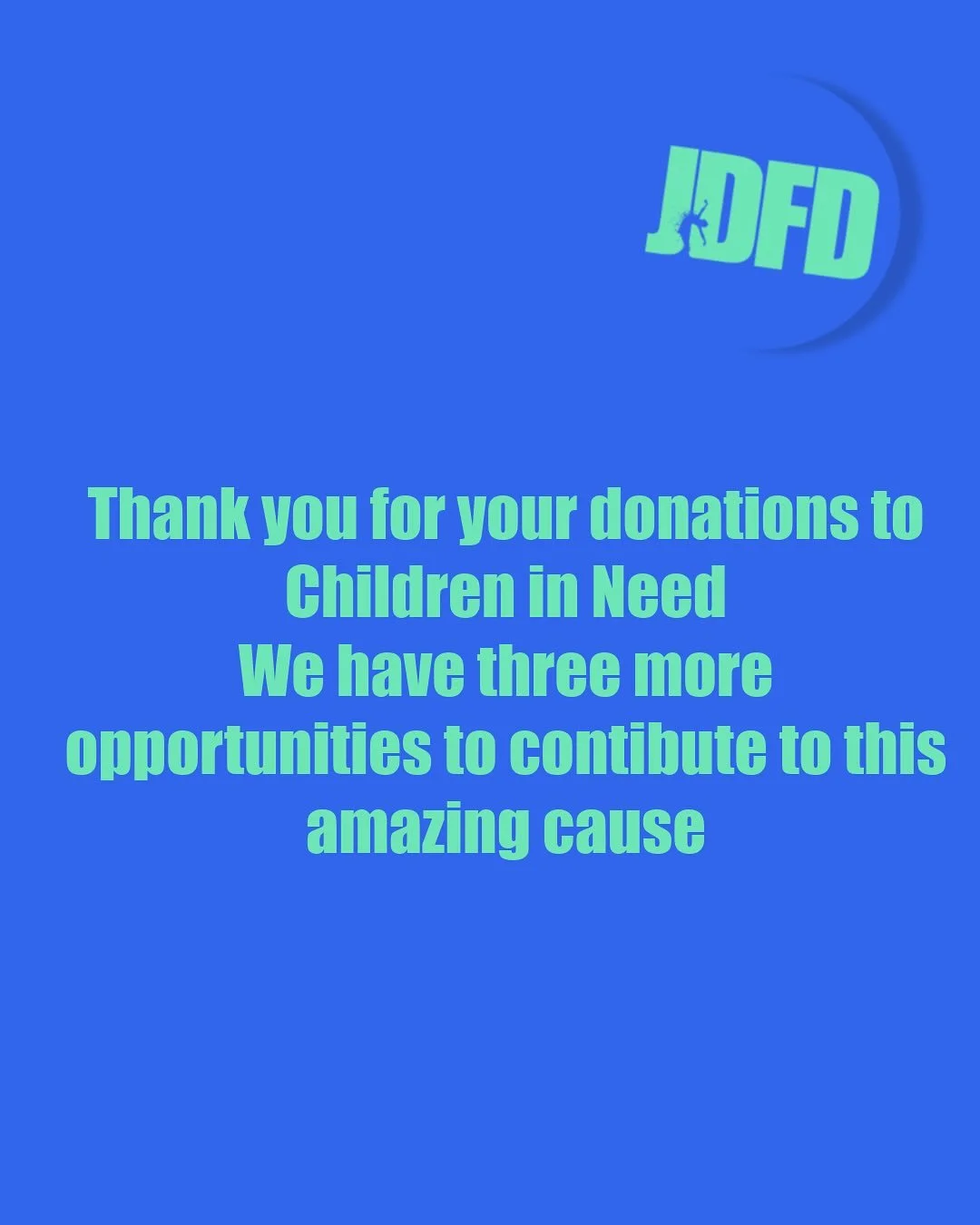 Thank you for your donations last week both cash and pledges - we would love to push our total a little higher and have three more chances to take part in some fab classes whilst donating to a worthwhile cause 

Email to book your slots

#bbcchildren