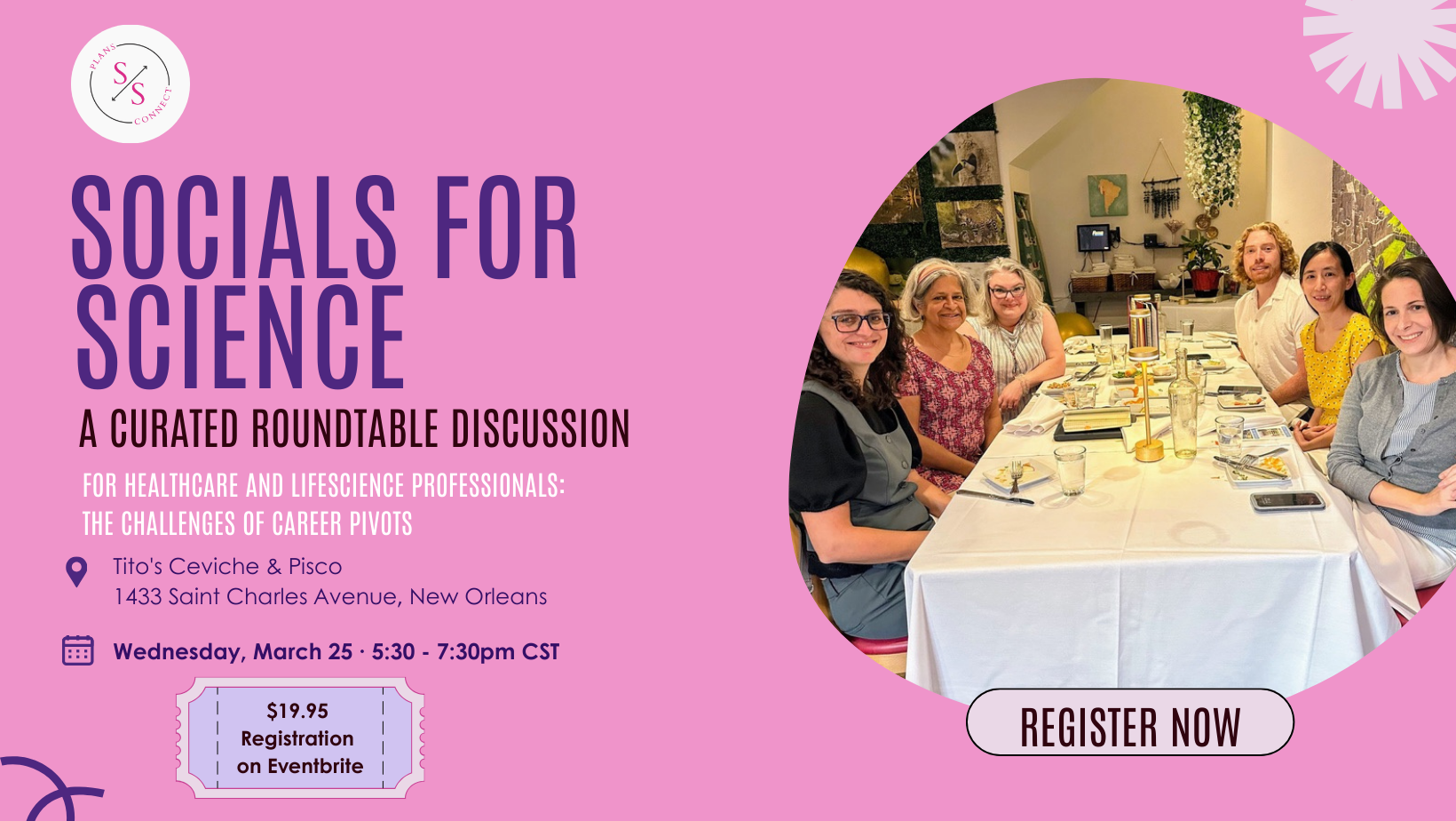 Socials for Science - The Challenges of Career Pivots