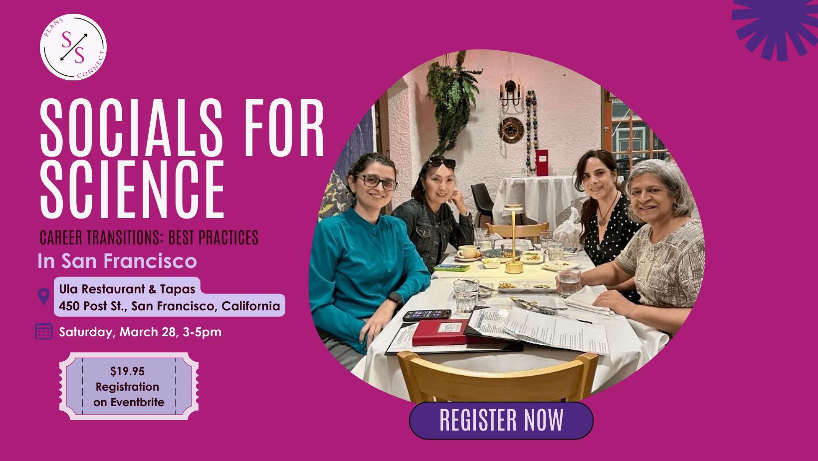 Socials for Science in San Francisco - for Surgeons and Physicians