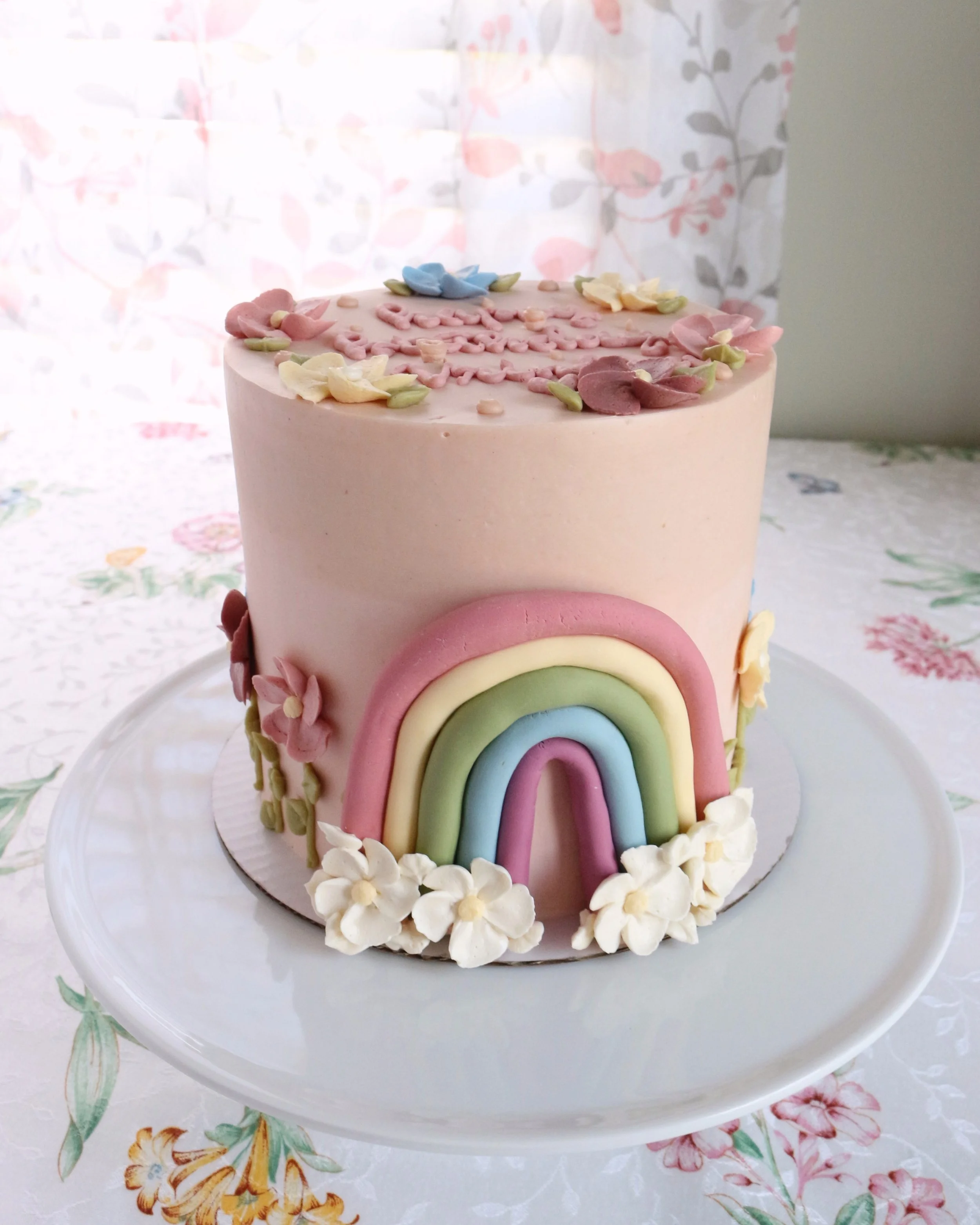 Floral Birthday Cake