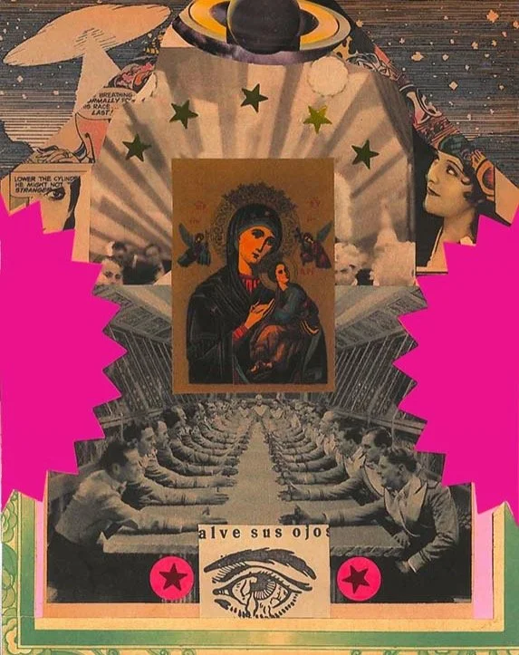 This weekend, my show &ldquo;American $pring&rdquo; opens at @la.matadora.gallery in Joshua Tree, CA. I&rsquo;ll be exhibiting 14 new pieces alongside the bold, colorful activist art of @c.ramirez2323. Join us for the opening party on Saturday from 6