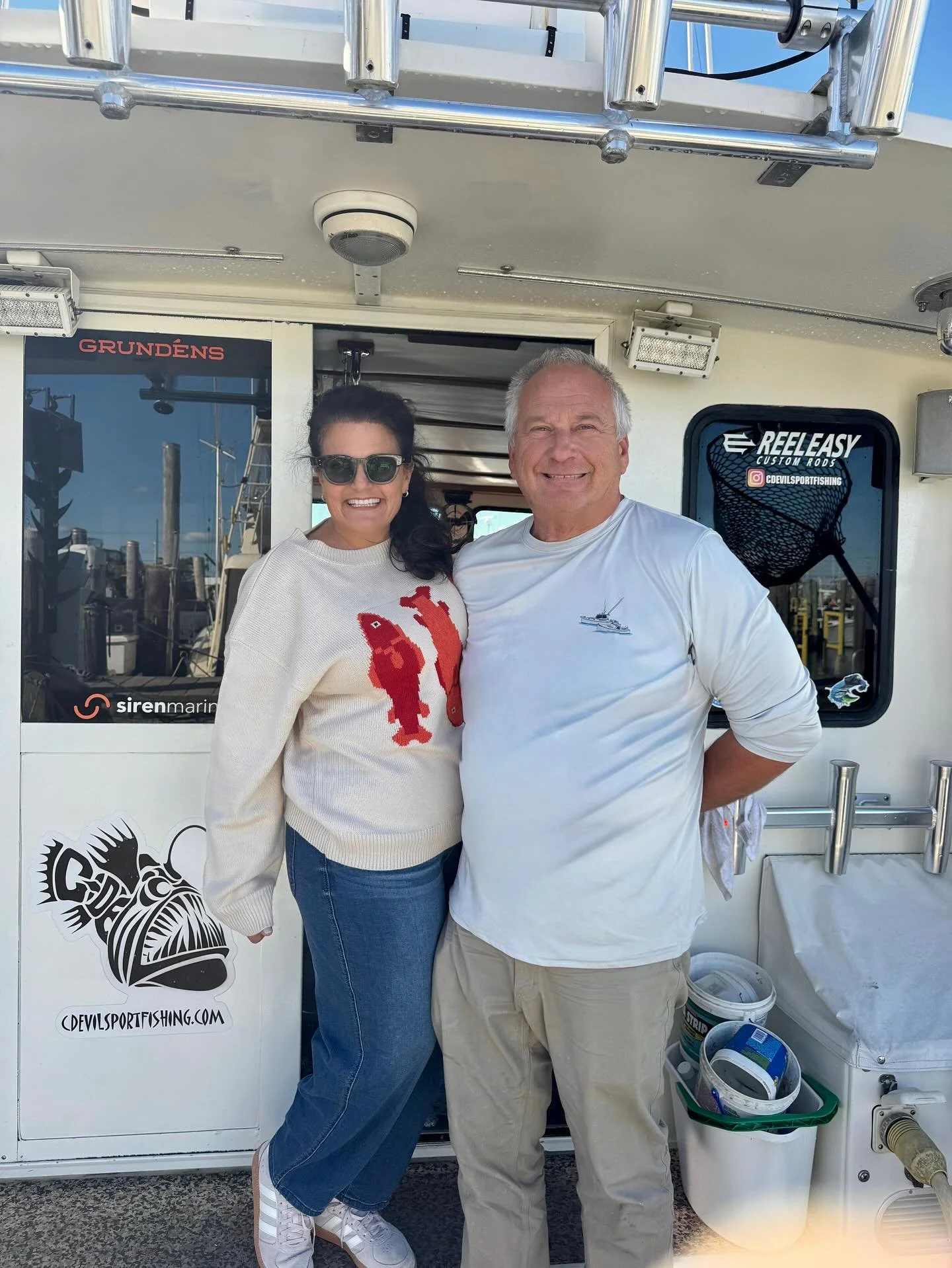 a rare siting of the Admiral on deck ⚓️