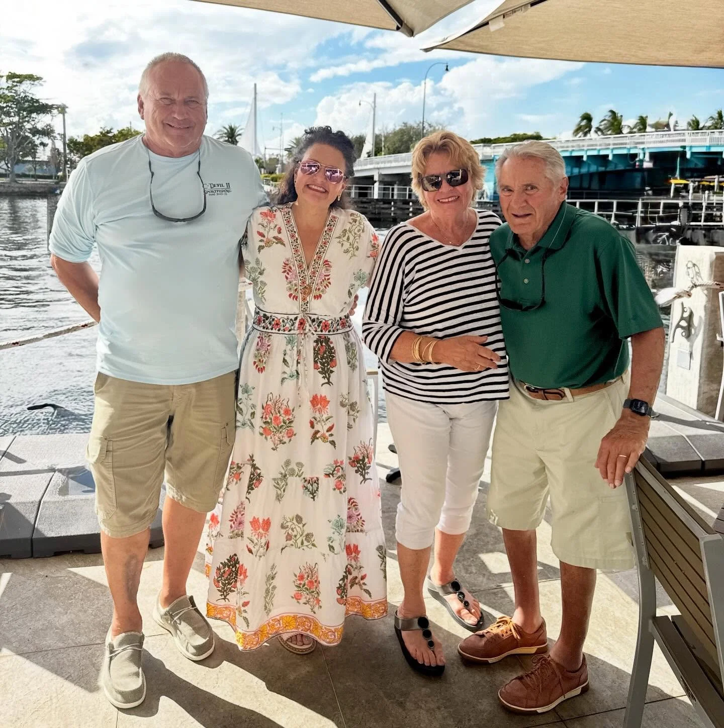 So good to see Billy and Carol in Pompano yesterday for our annual southern visit. 🛥️