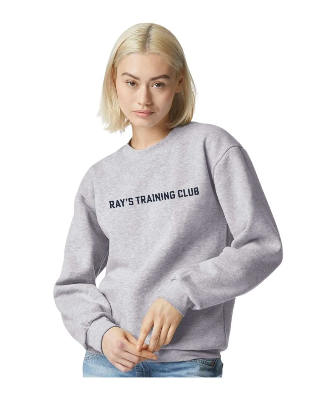 Embroidered Varsity Crew Neck